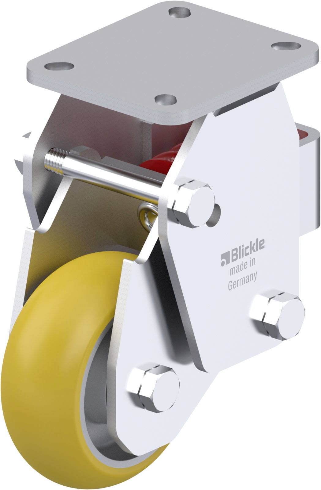 Blickle 937346 BHF-ALTH 101K-1-FA-CO Stahlblech-Bockrolle Rad-Durchmesser: 100mm Tragfähigkeit (max.): 350kg 1St.