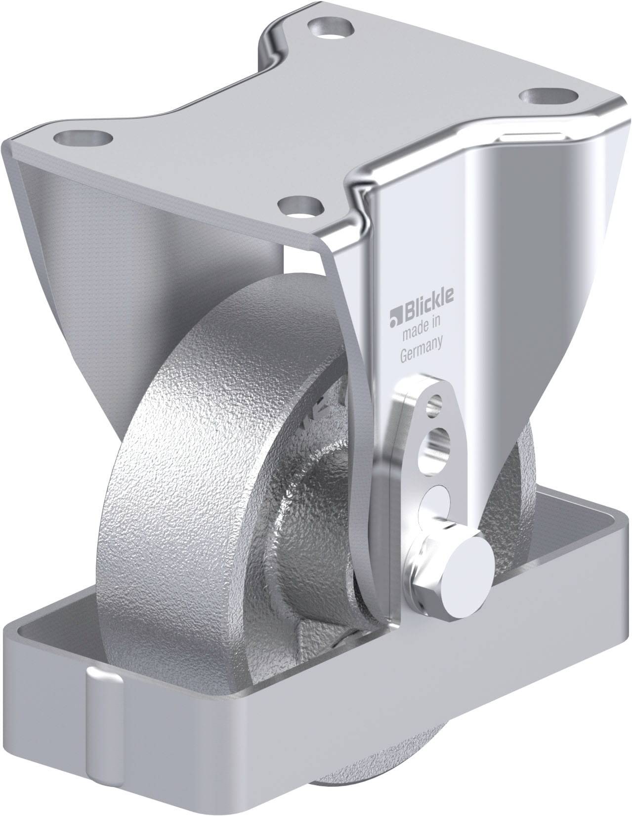Blickle 940258 BH-G 100G-1-FS Stahlblech-Bockrolle Rad-Durchmesser: 100mm Tragfähigkeit (max.): 400kg 1St.