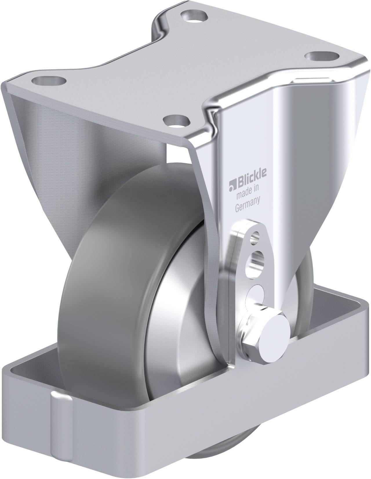 Blickle 946568 BH-PO 100G-1-ELS-FA-FS Stahlblech-Bockrolle Rad-Durchmesser: 100mm Tragfähigkeit (max.): 280kg 1St.