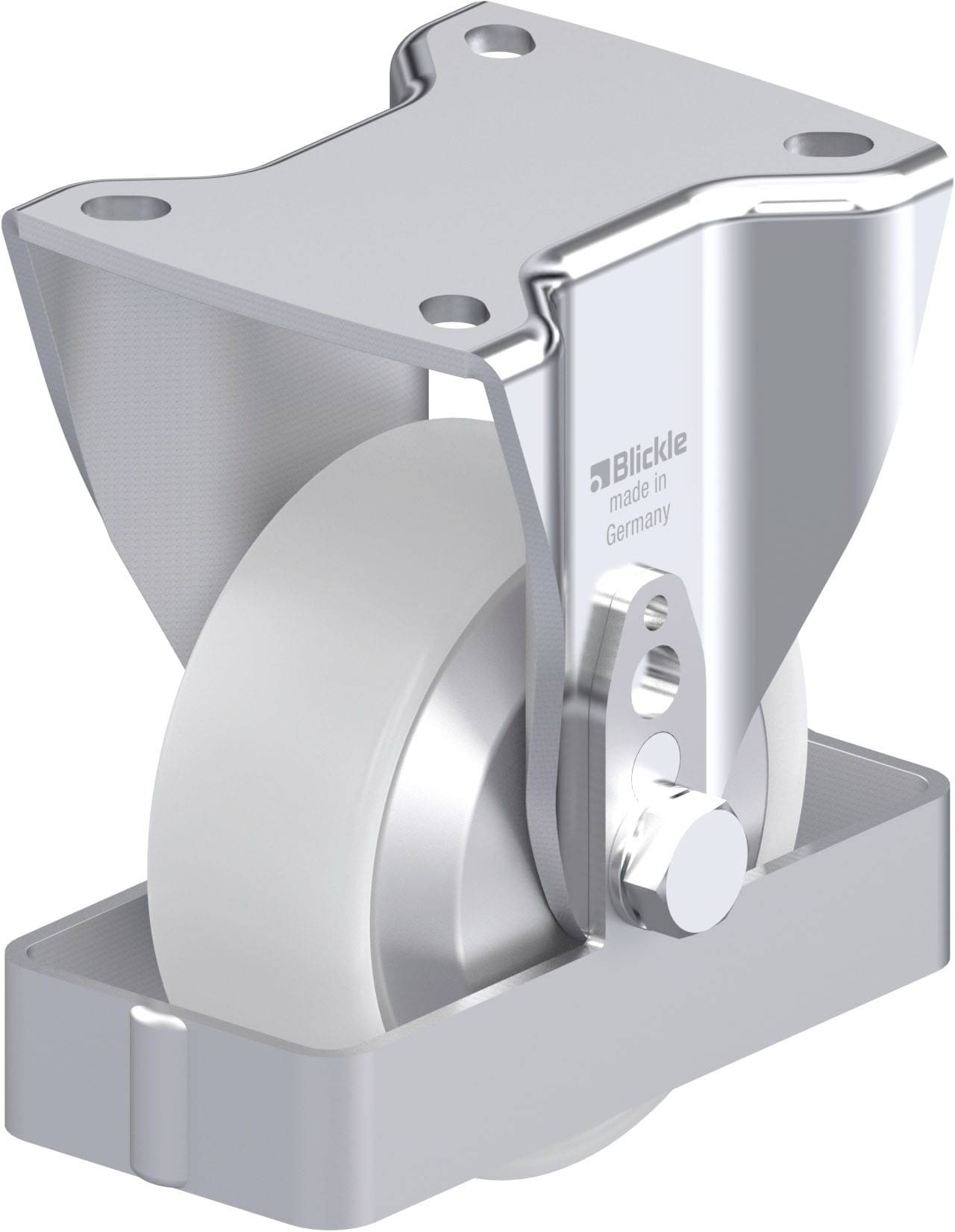 Blickle 939847 BH-PO 100G-1-FA-FS Stahlblech-Bockrolle Rad-Durchmesser: 100mm Tragfähigkeit (max.): 280kg 1St.