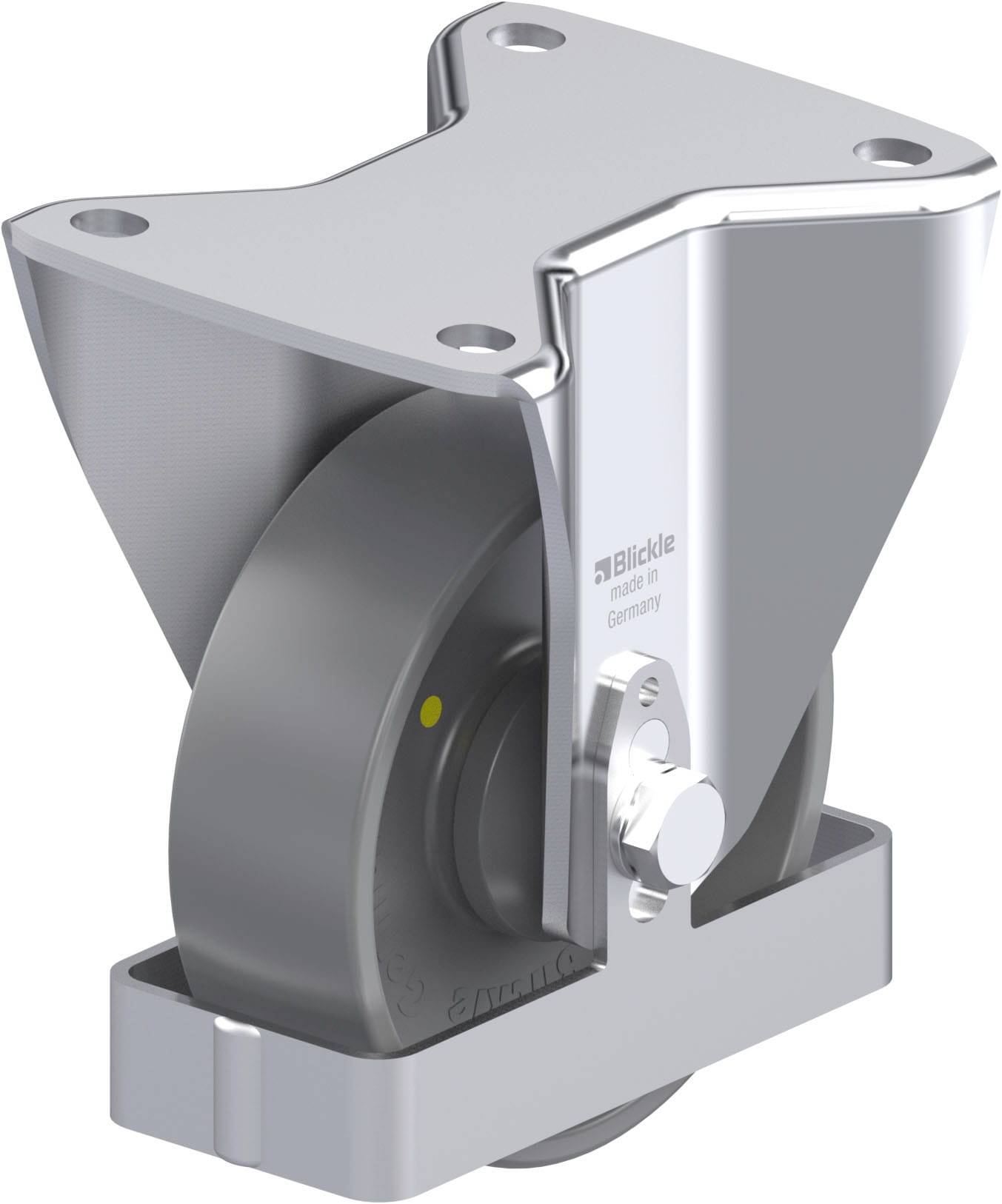 Blickle 939863 BH-PO 125KA-3-ELS-FS Stahlblech-Bockrolle Rad-Durchmesser: 125mm Tragfähigkeit (max.): 300kg 1St.