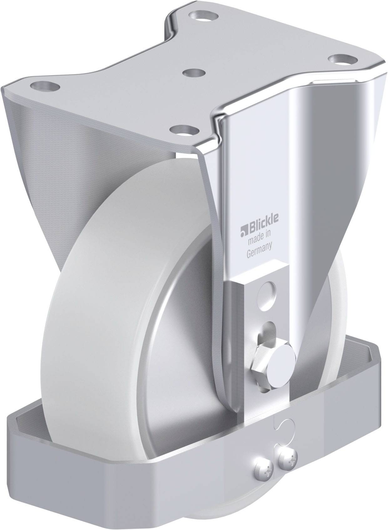 Blickle 939867 BH-PO 150G-FA-FS Stahlblech-Bockrolle Rad-Durchmesser: 150mm Tragfähigkeit (max.): 400kg 1St.