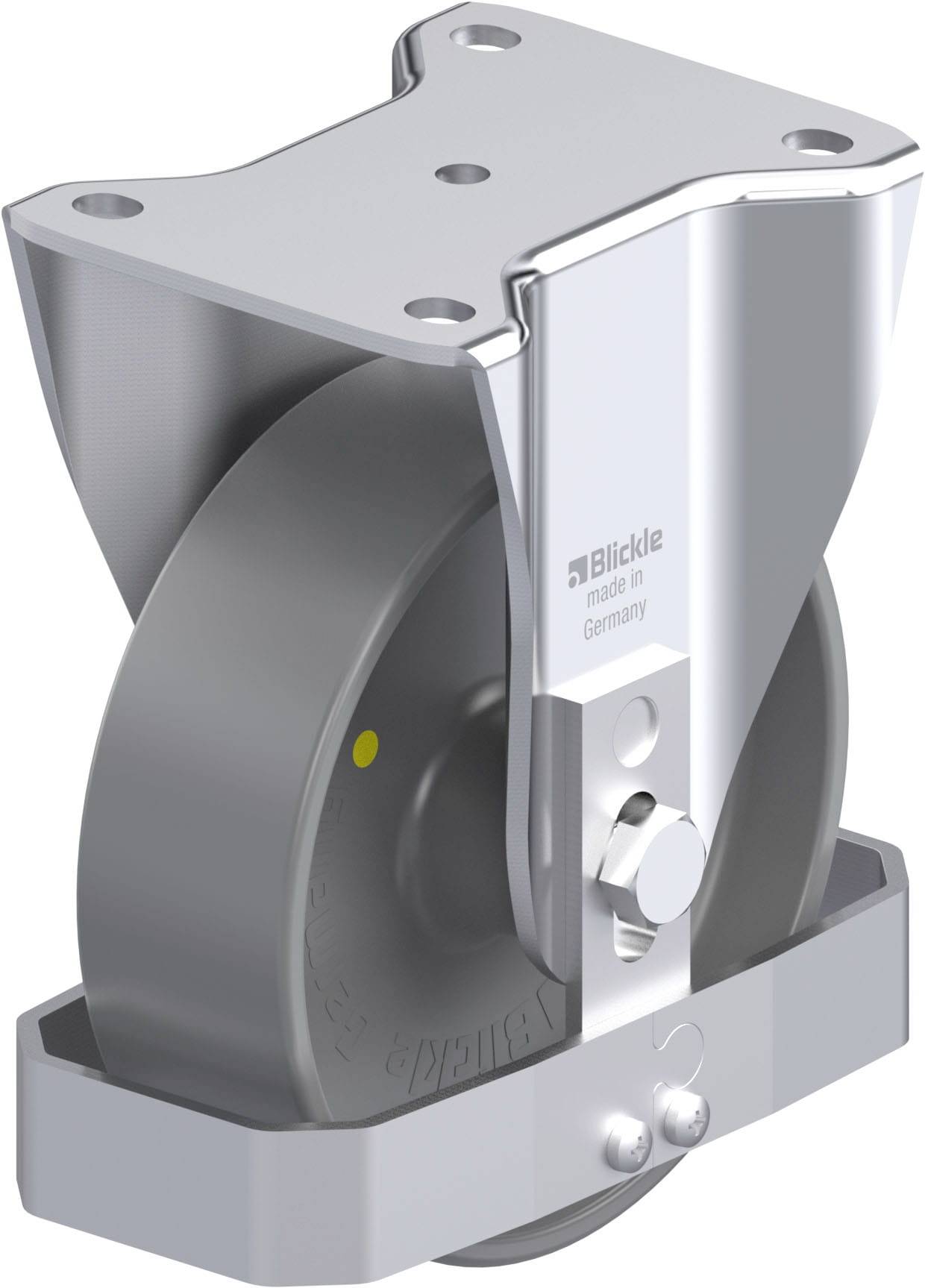 Blickle 939870 BH-PO 160G-ELS-FS Stahlblech-Bockrolle Rad-Durchmesser: 160mm Tragfähigkeit (max.): 450kg 1St.