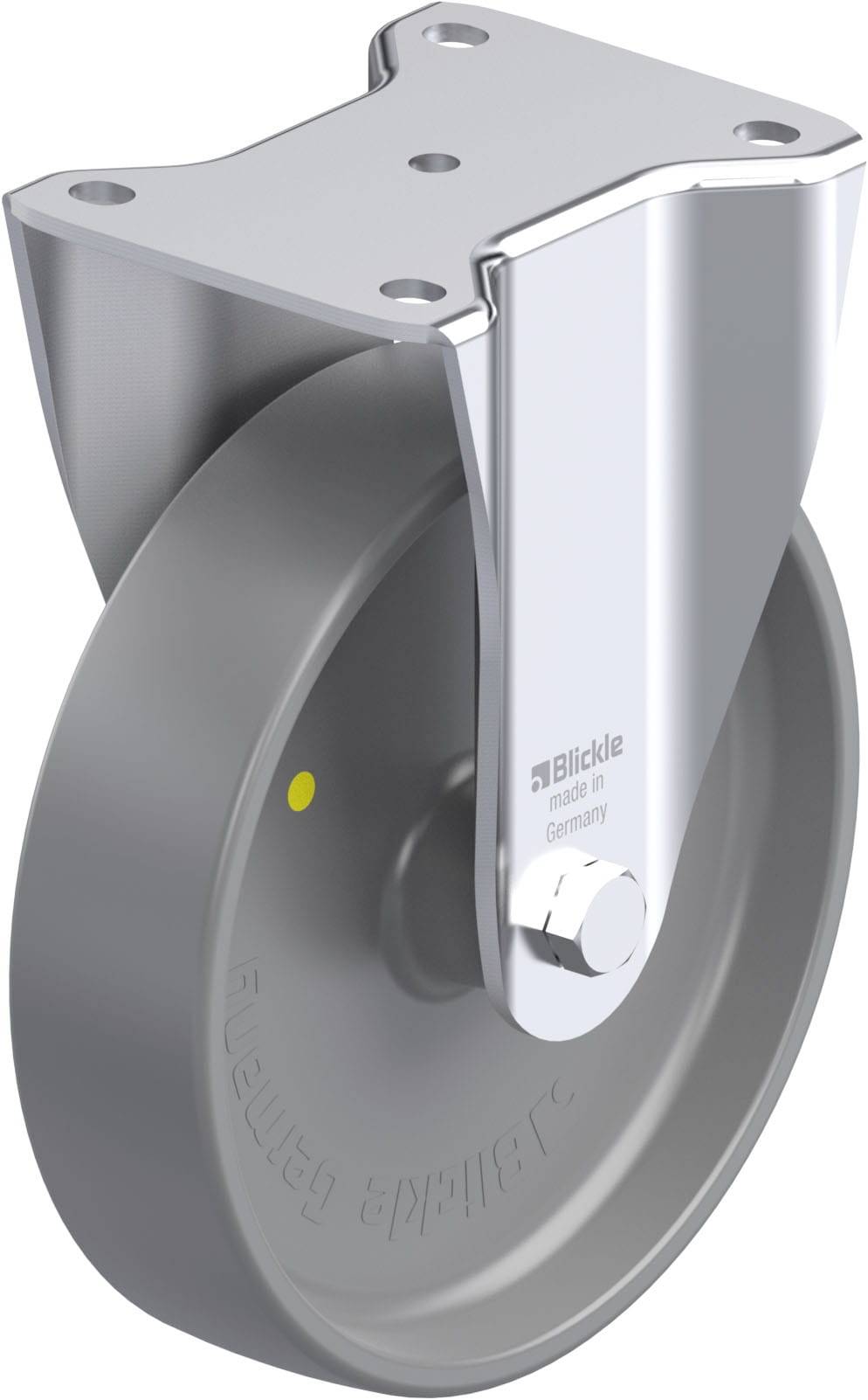 Blickle 936979 BH-PO 200G-ELS Stahlblech-Bockrolle Rad-Durchmesser: 200mm Tragfähigkeit (max.): 600kg 1St.