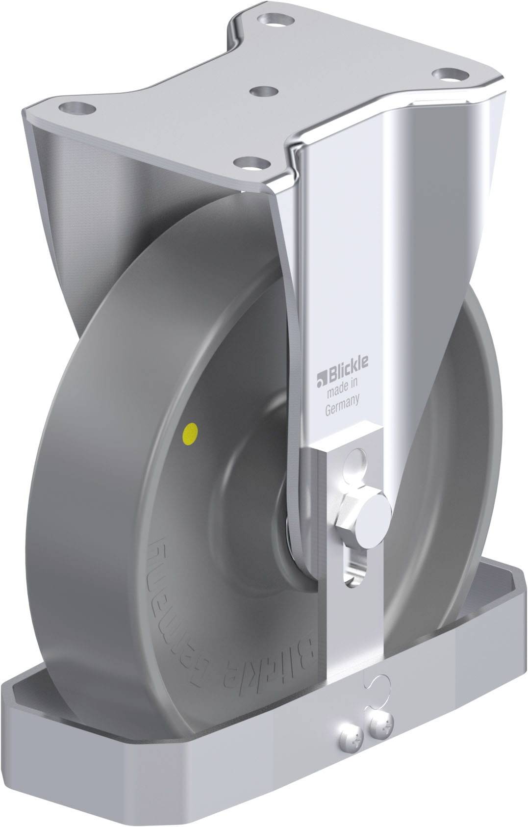 Blickle 912922 BH-PO 200K-ELS-FS Stahlblech-Bockrolle Rad-Durchmesser: 200mm Tragfähigkeit (max.): 600kg 1St.