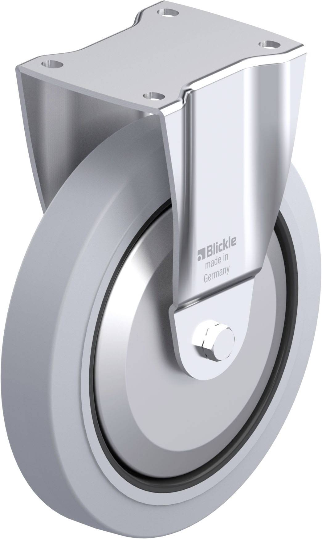 Blickle 850900 BH-POEV 250K-SG-FA Stahlblech-Bockrolle Rad-Durchmesser: 250mm Tragfähigkeit (max.): 600kg 1St.