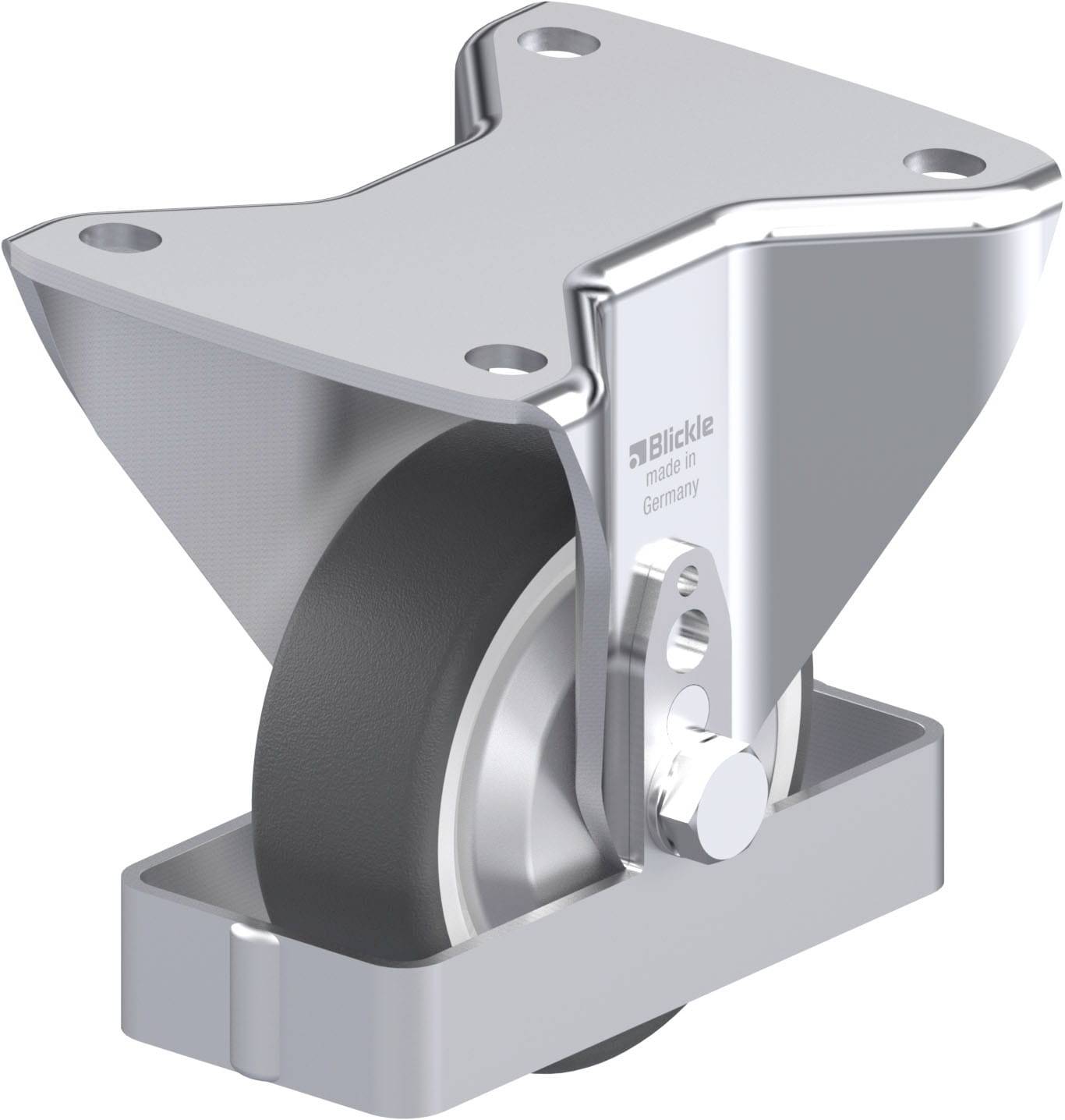 Blickle 947851 BH-POTH 100K-3-FA-FS Stahlblech-Bockrolle Rad-Durchmesser: 100mm Tragfähigkeit (max.): 300kg 1St.