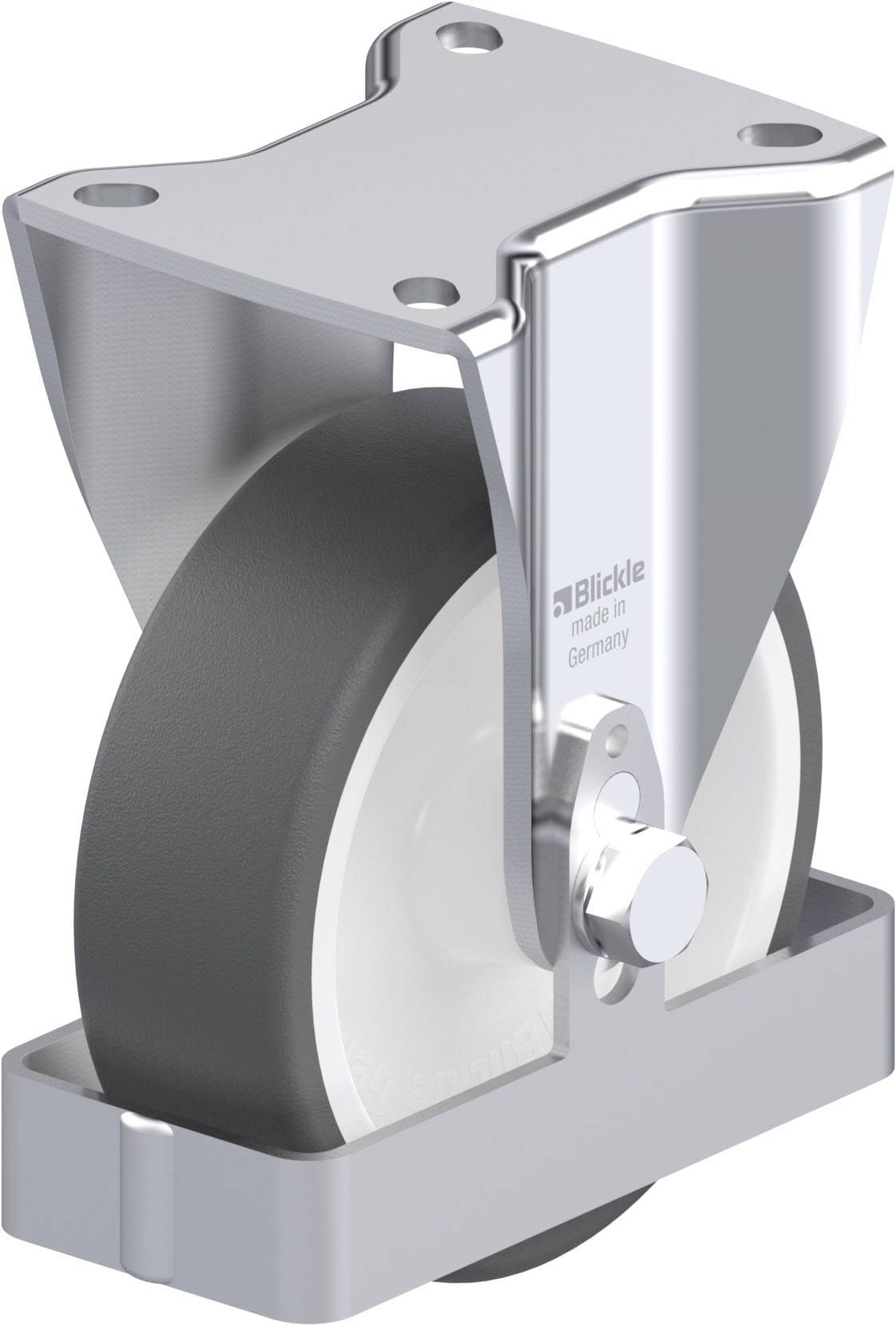 Blickle 938984 BH-POTH 125G-1-FS Stahlblech-Bockrolle Rad-Durchmesser: 125mm Tragfähigkeit (max.): 350kg 1St.