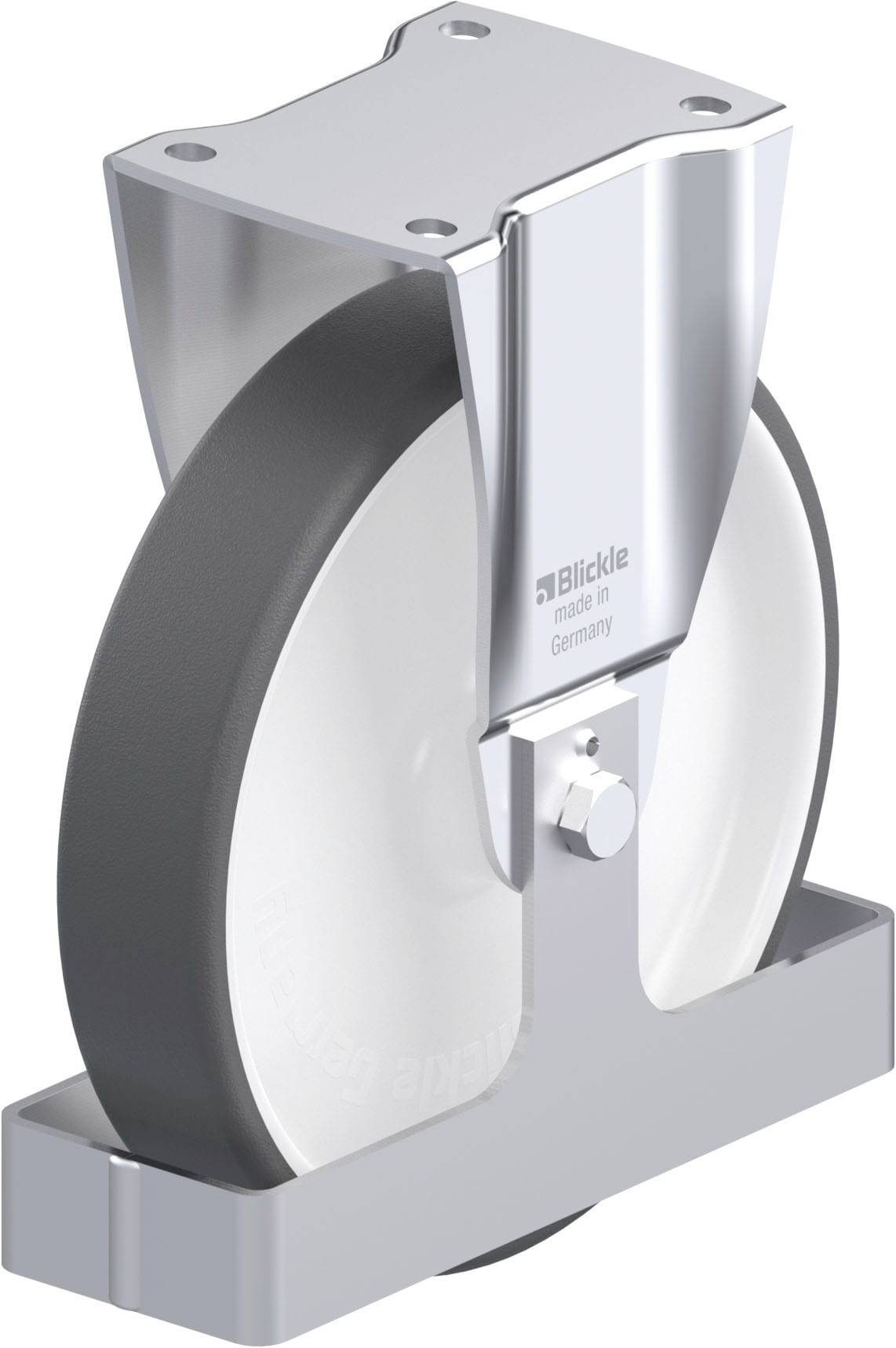 Blickle 938978 BH-POTH 250G-FS Stahlblech-Bockrolle Rad-Durchmesser: 250mm Tragfähigkeit (max.): 900kg 1St.