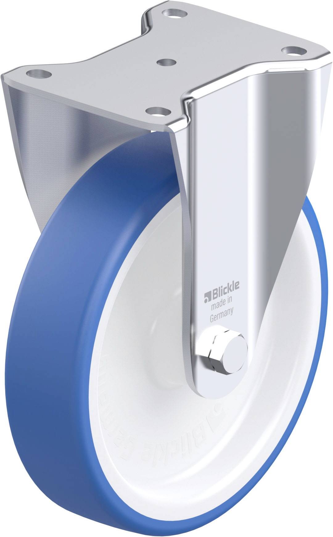 Blickle 938075 BH-POTHS 200G Stahlblech-Bockrolle Rad-Durchmesser: 200mm Tragfähigkeit (max.): 550kg 1St.