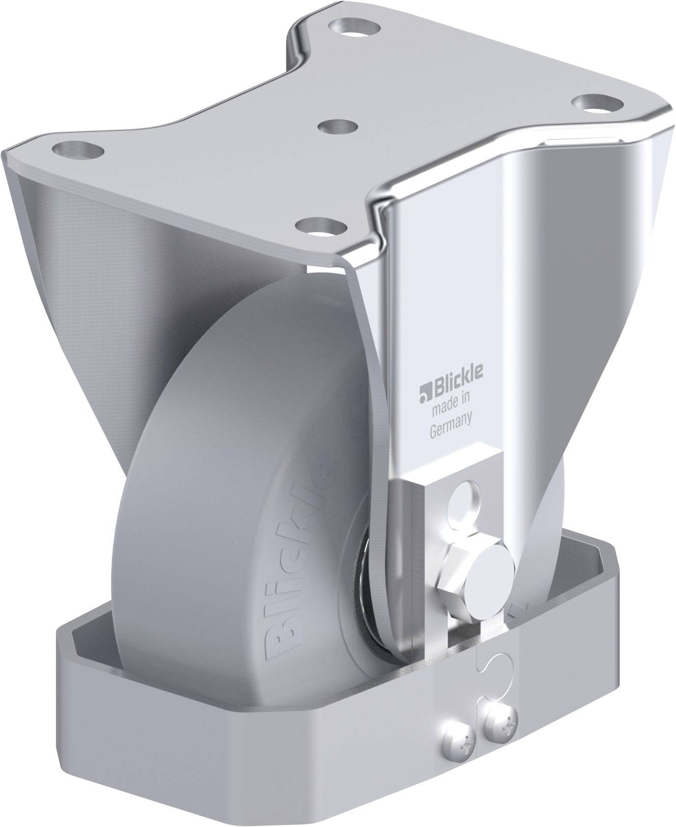 Blickle 938671 BH-SE 125K-SG-FS Stahlblech-Bockrolle Rad-Durchmesser: 125mm Tragfähigkeit (max.): 320kg 1St.