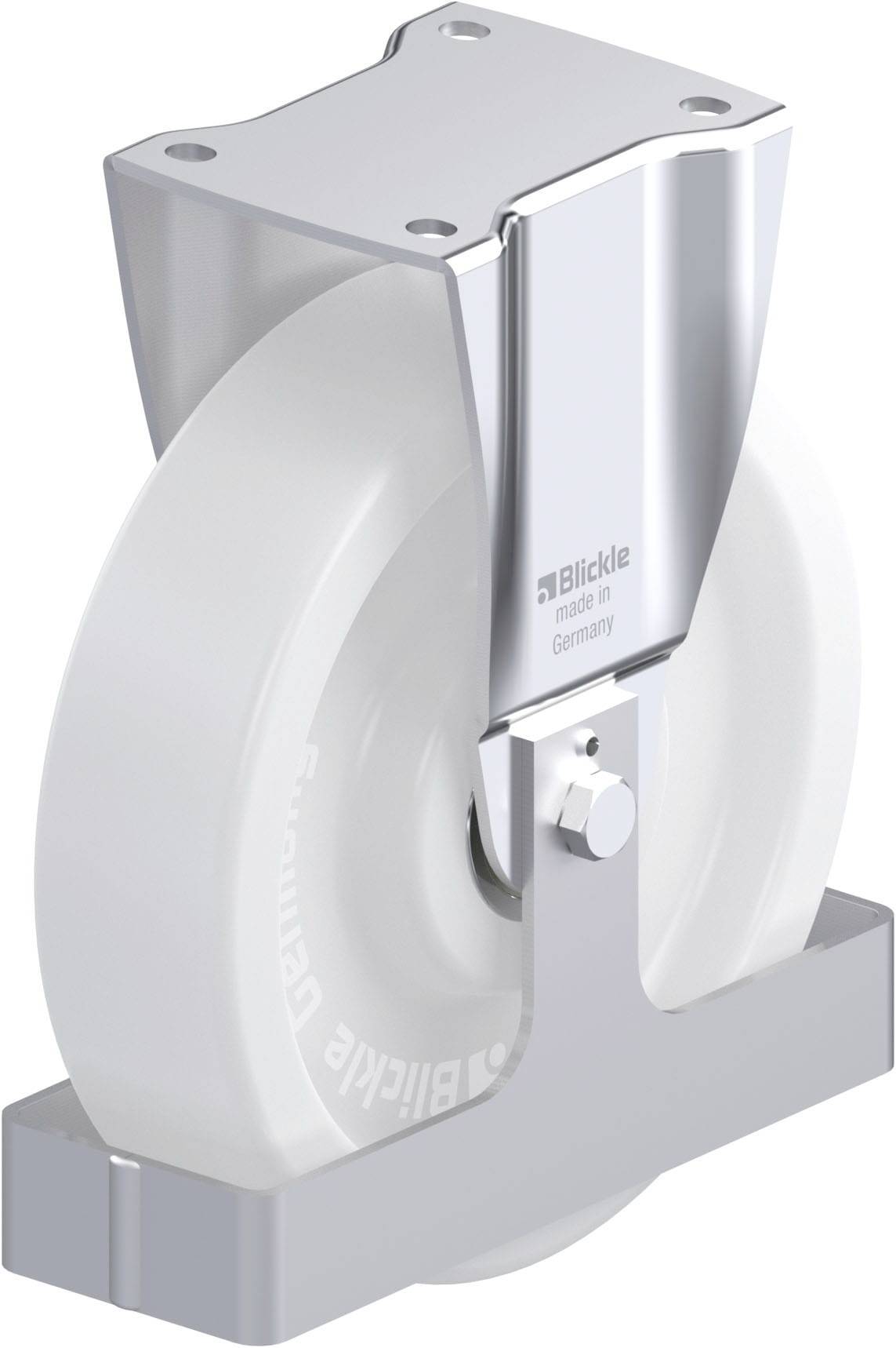 Blickle 913710 BH-SPO 250K-FS Stahlblech-Bockrolle Rad-Durchmesser: 250mm Tragfähigkeit (max.): 900kg 1St.