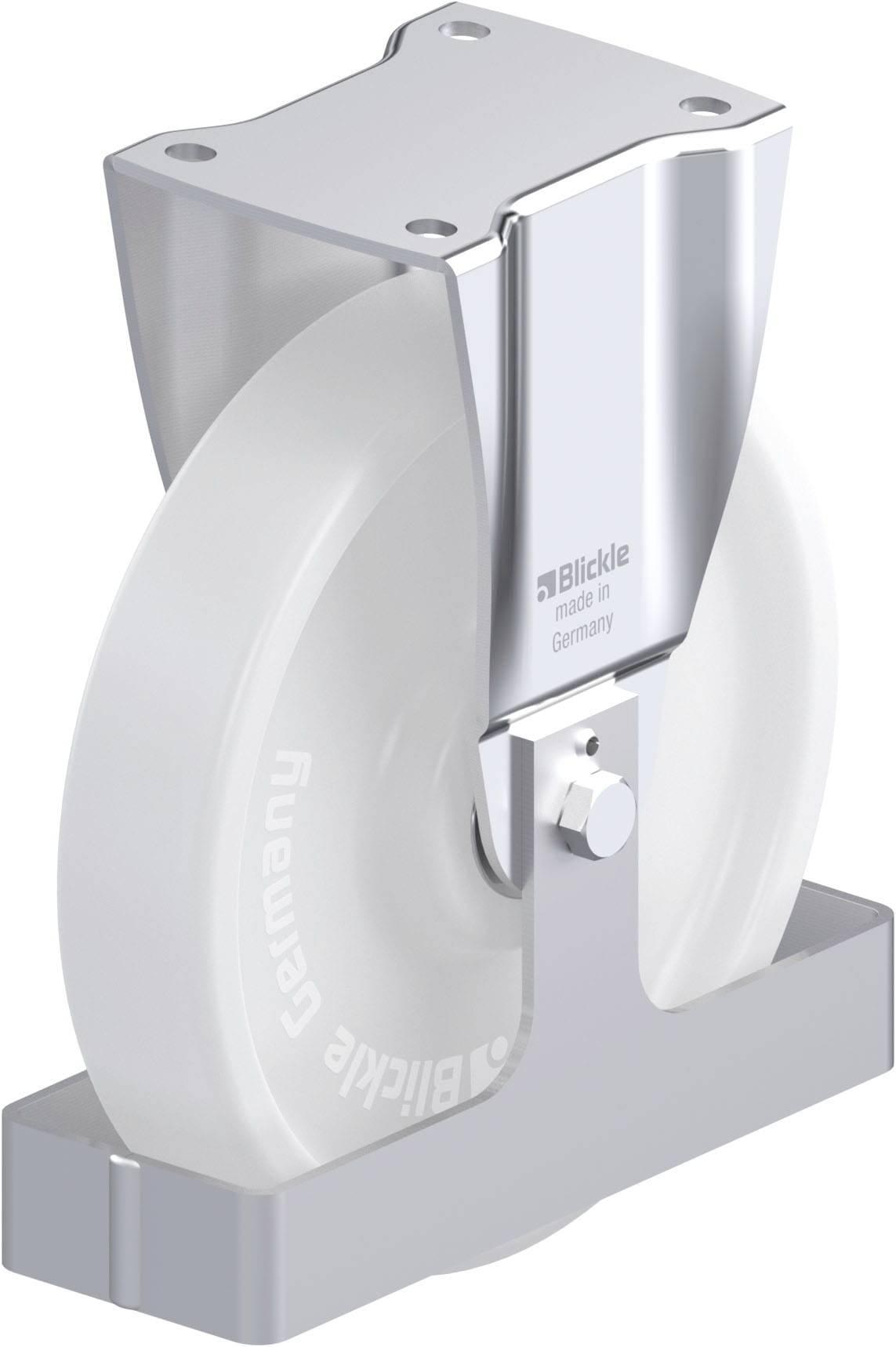 Blickle 940105 BH-SPO 251K-FS Stahlblech-Bockrolle Rad-Durchmesser: 250mm Tragfähigkeit (max.): 900kg 1St.