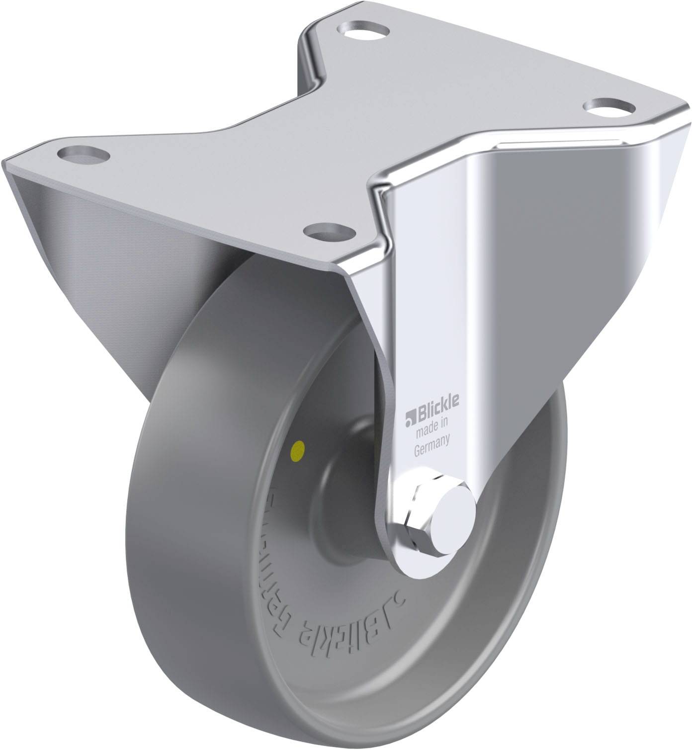 Blickle 926257 BK-PO 125G-3-ELS Stahlblech-Bockrolle Rad-Durchmesser: 125mm Tragfähigkeit (max.): 300kg 1St.