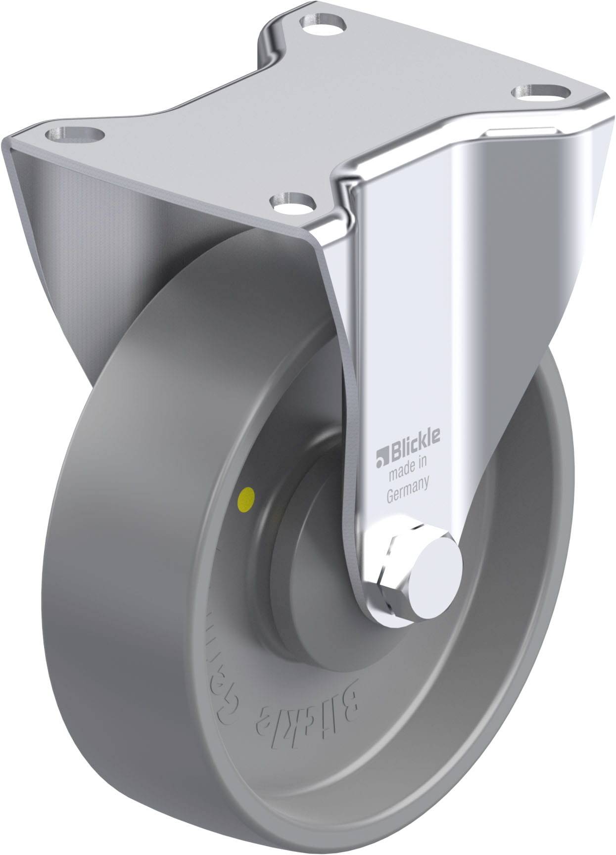 Blickle 884384 BK-PO 125KA-1-ELS Stahlblech-Bockrolle Rad-Durchmesser: 125mm Tragfähigkeit (max.): 300kg 1St.