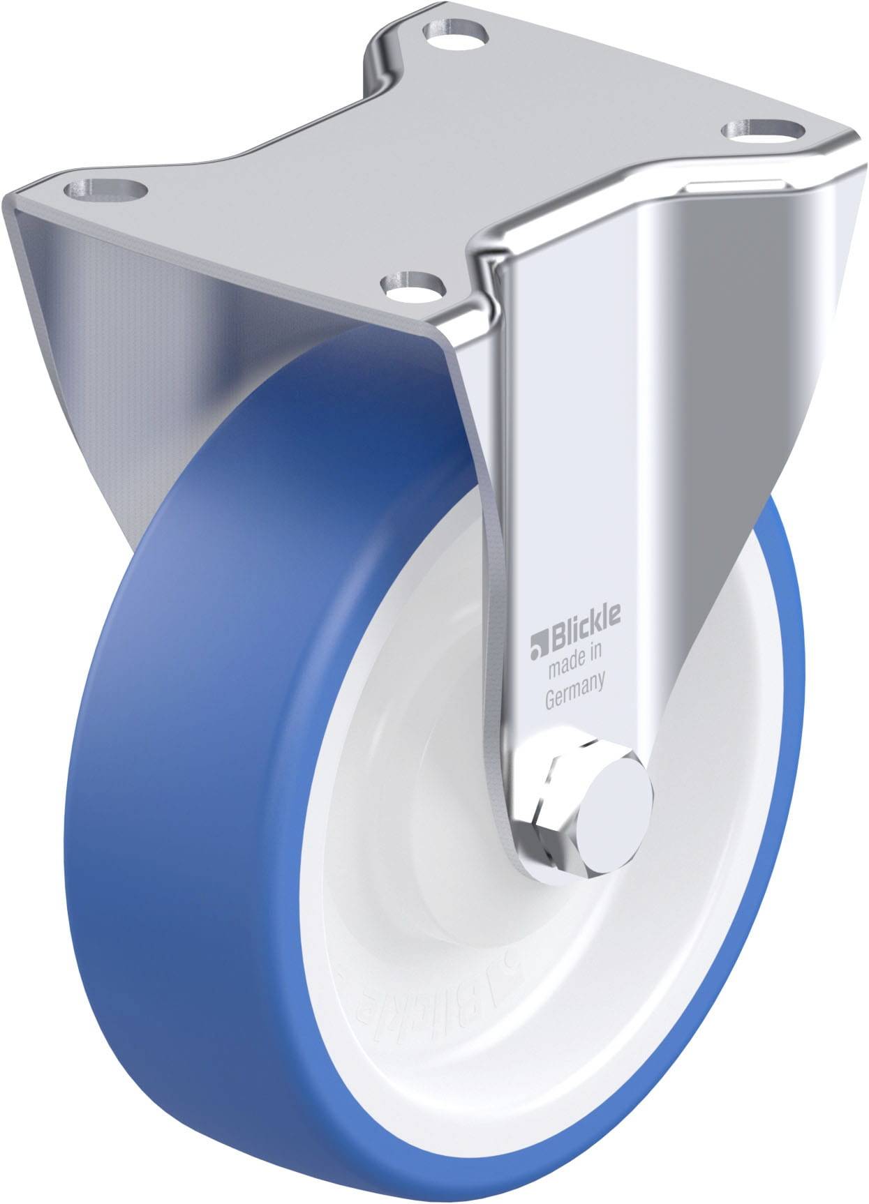 Blickle 936308 BK-POTHS 125KA-1 Stahlblech-Bockrolle Rad-Durchmesser: 125mm Tragfähigkeit (max.): 275kg 1St.