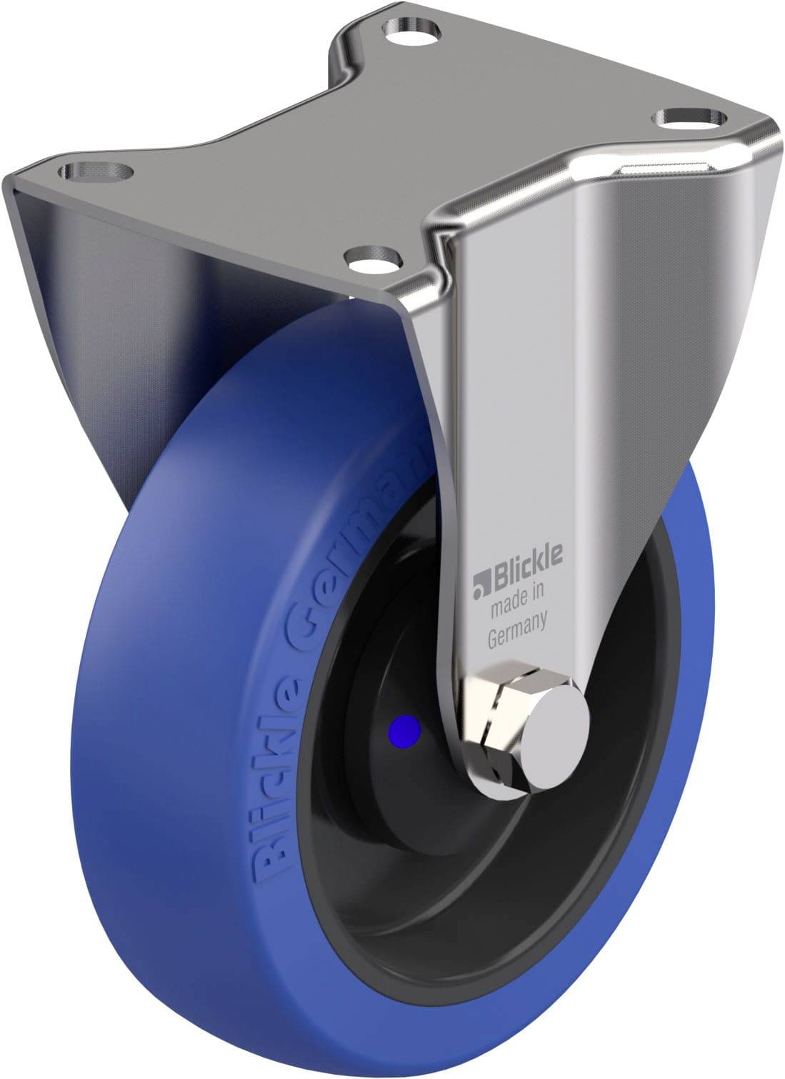Blickle 912701 BKX-POBS 125XKA-1 Schwerlast-Bockrolle Rad-Durchmesser: 125mm Tragfähigkeit (max.): 250kg 1St.