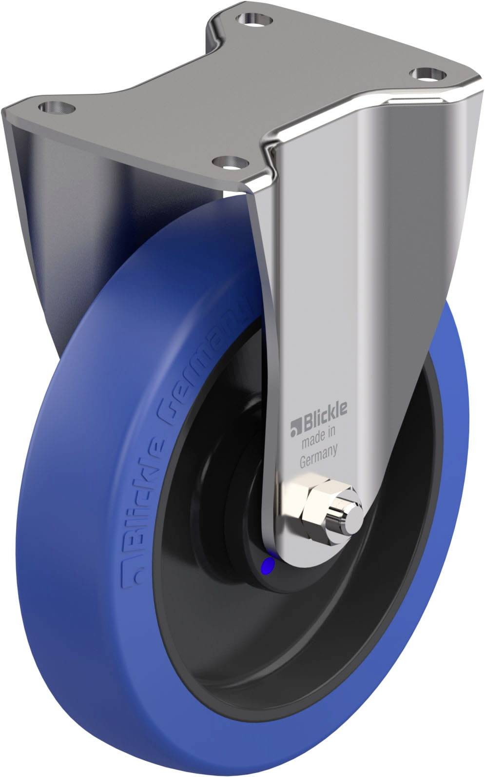 Blickle 908972 BKX-POBS 200XKA Schwerlast-Bockrolle Rad-Durchmesser: 200mm Tragfähigkeit (max.): 500kg 1St.