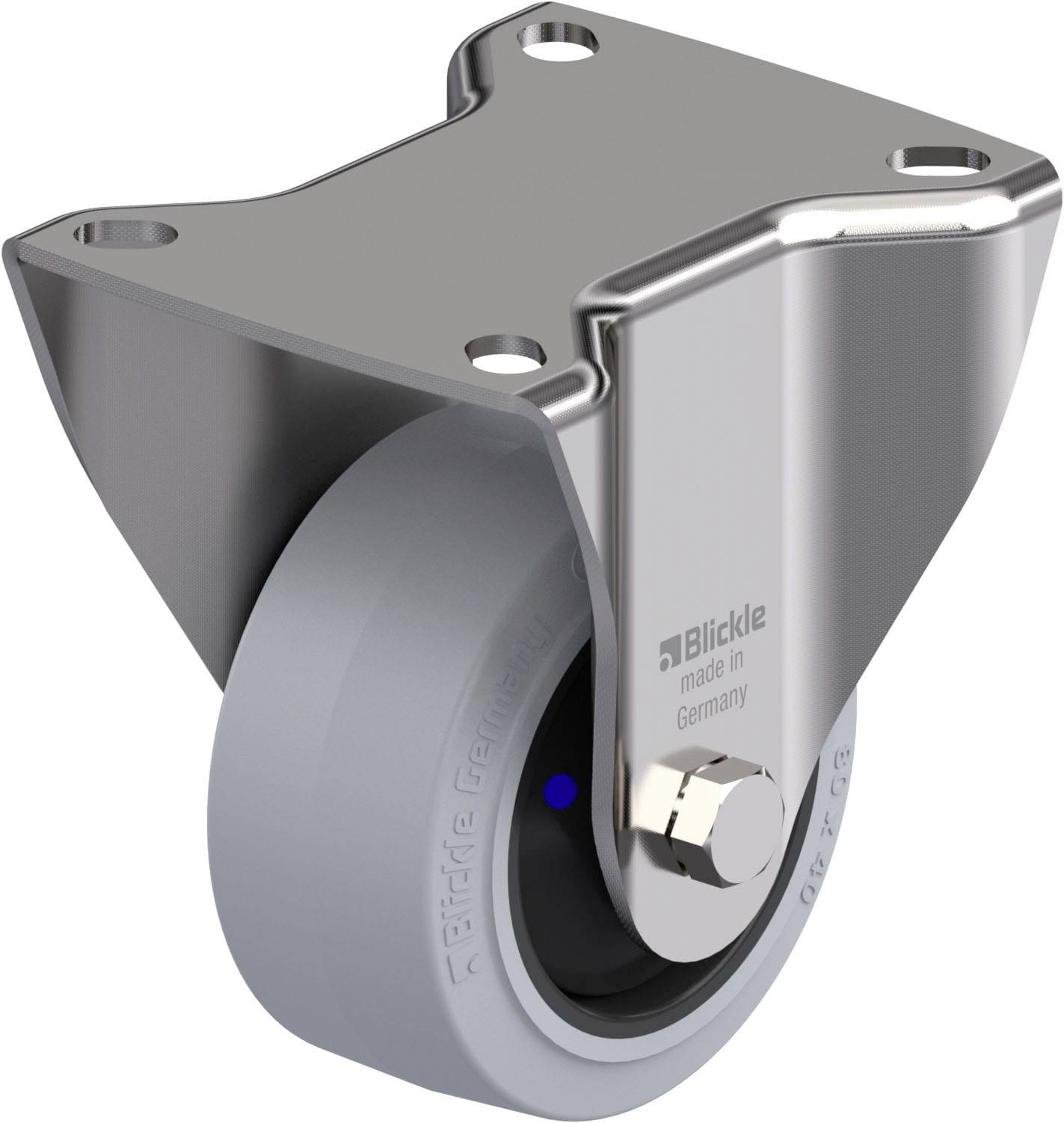 Blickle 945672 BKX-POEV 82XKF-SG Schwerlast-Bockrolle Rad-Durchmesser: 80mm Tragfähigkeit (max.): 170kg 1St.