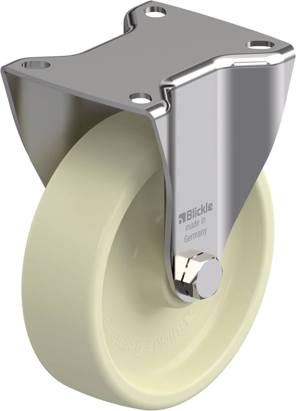 Blickle 908654 BKX-POH 125G-1 Schwerlast-Bockrolle Rad-Durchmesser: 125mm Tragfähigkeit (max.): 350kg 1St.