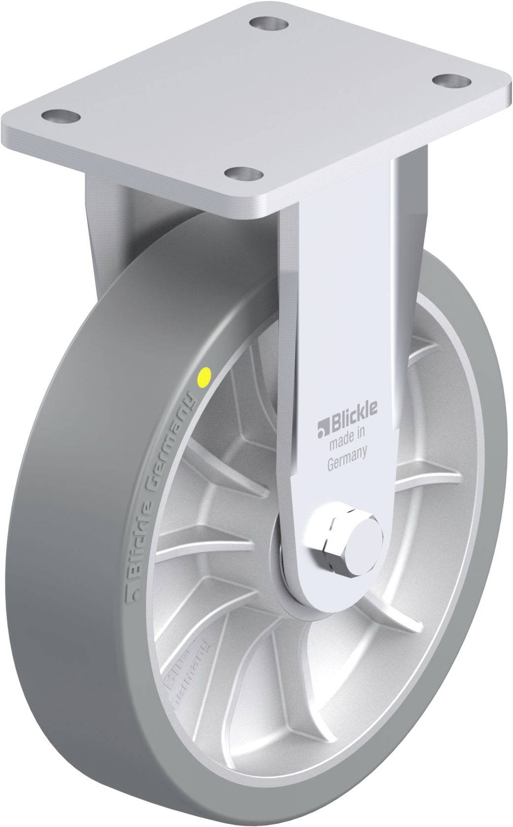 Blickle 936742 BO-ALTH 202K-AS Schwerlast-Bockrolle Rad-Durchmesser: 200mm Tragfähigkeit (max.): 1000kg 1St.