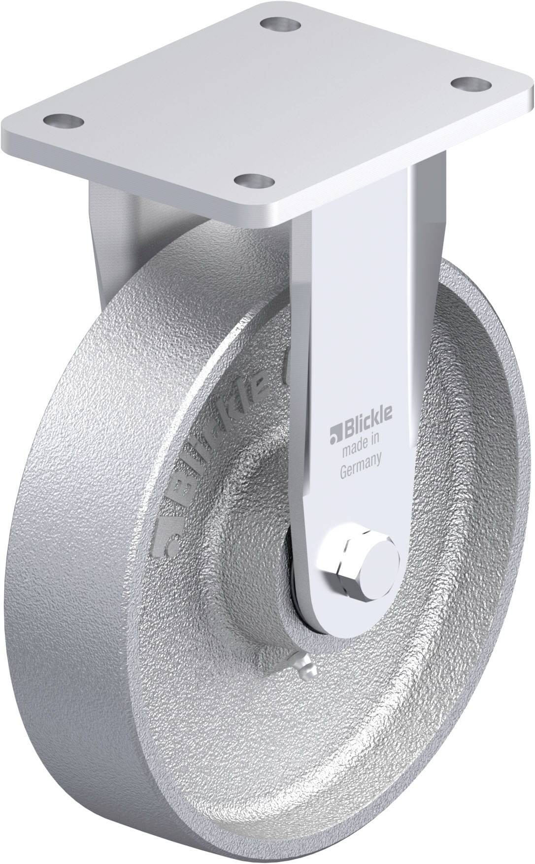 Blickle 901176 BO-G 200IK Schwerlast-Bockrolle Rad-Durchmesser: 200mm Tragfähigkeit (max.): 1000kg 1St.