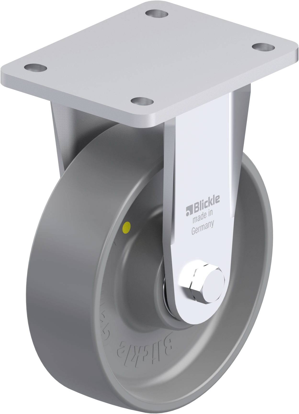 Blickle 937021 BO-PO 160K-ELS Schwerlast-Bockrolle Rad-Durchmesser: 160mm Tragfähigkeit (max.): 450kg 1St.