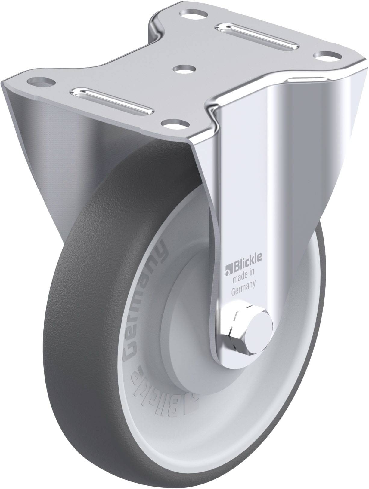 Blickle 846997 B-PATH 160KA Stahlblech-Bockrolle Rad-Durchmesser: 160mm Tragfähigkeit (max.): 400kg 1St.