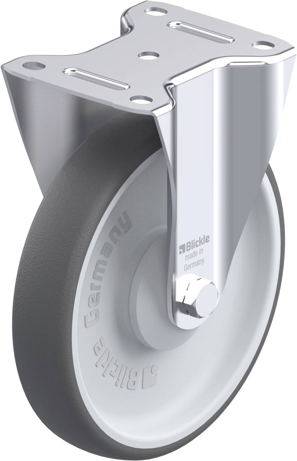 Blickle 847000 B-PATH 200KA Stahlblech-Bockrolle Rad-Durchmesser: 200mm Tragfähigkeit (max.): 400kg 1St.