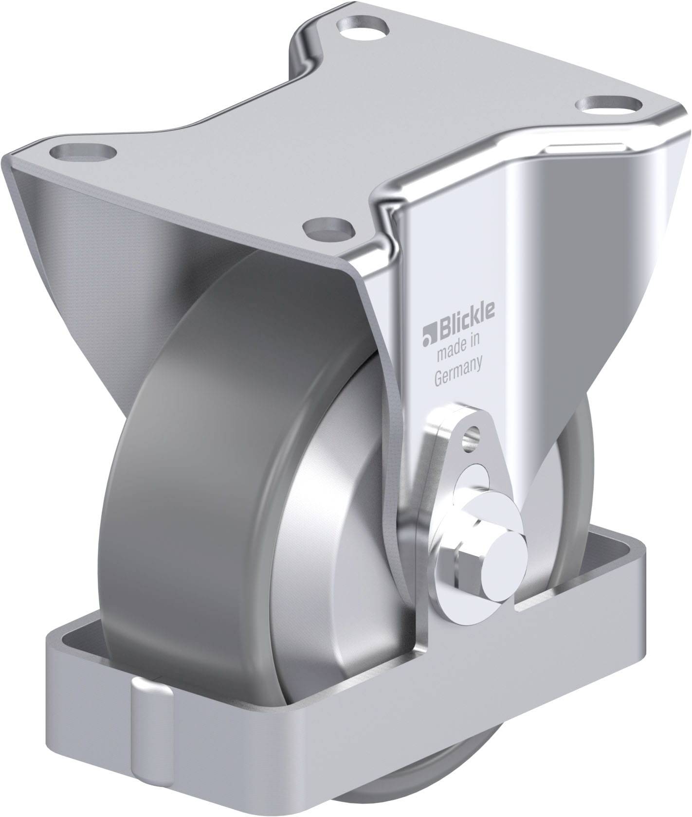 Blickle 946606 B-PO 100KA-ELS-FA-FS Stahlblech-Bockrolle Rad-Durchmesser: 100mm Tragfähigkeit (max.): 250kg 1St.