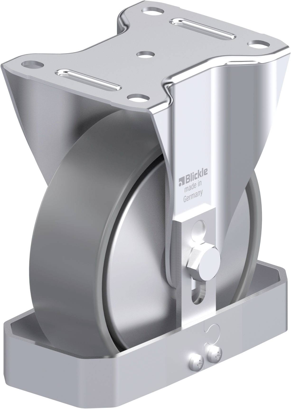 Blickle 946612 B-PO 150G-ELS-FA-FS Stahlblech-Bockrolle Rad-Durchmesser: 150mm Tragfähigkeit (max.): 400kg 1St.