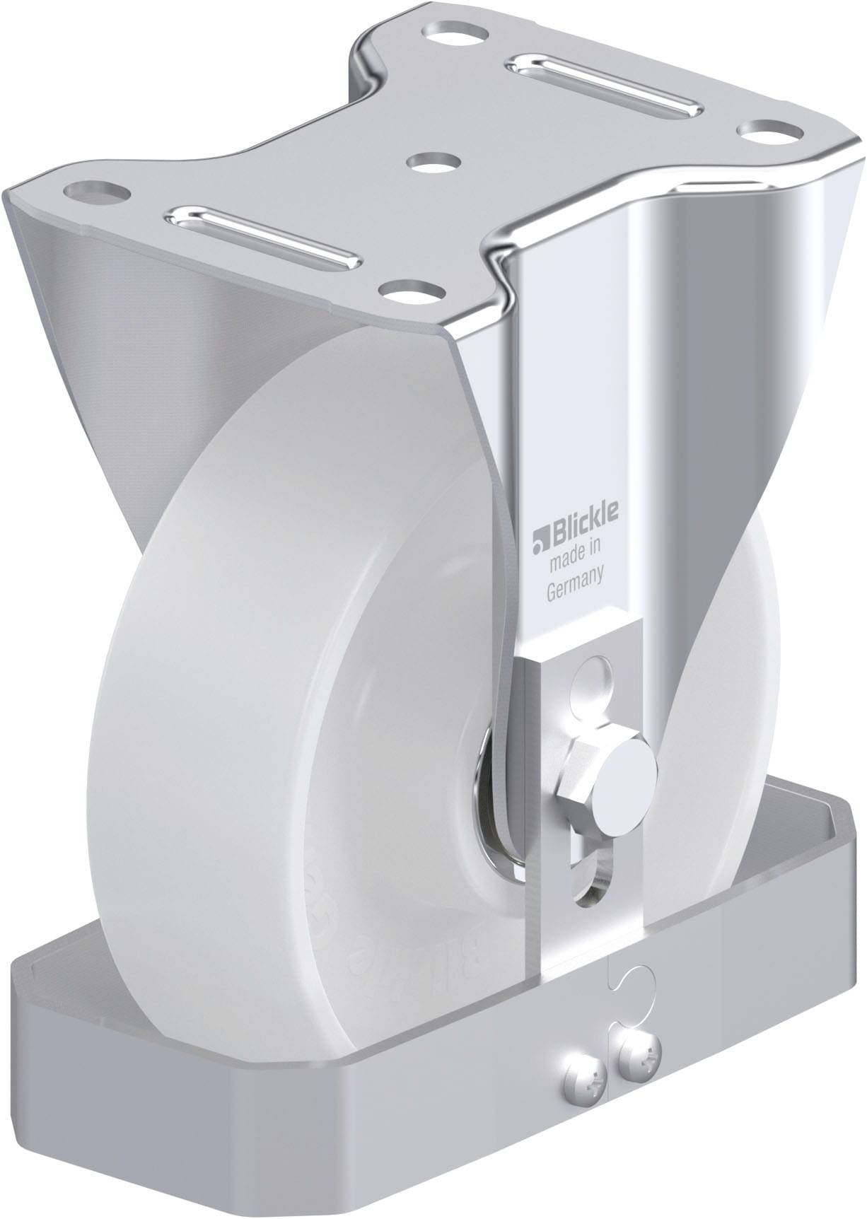 Blickle 911142 B-PO 150K-FS Stahlblech-Bockrolle Rad-Durchmesser: 150mm Tragfähigkeit (max.): 400kg 1St.