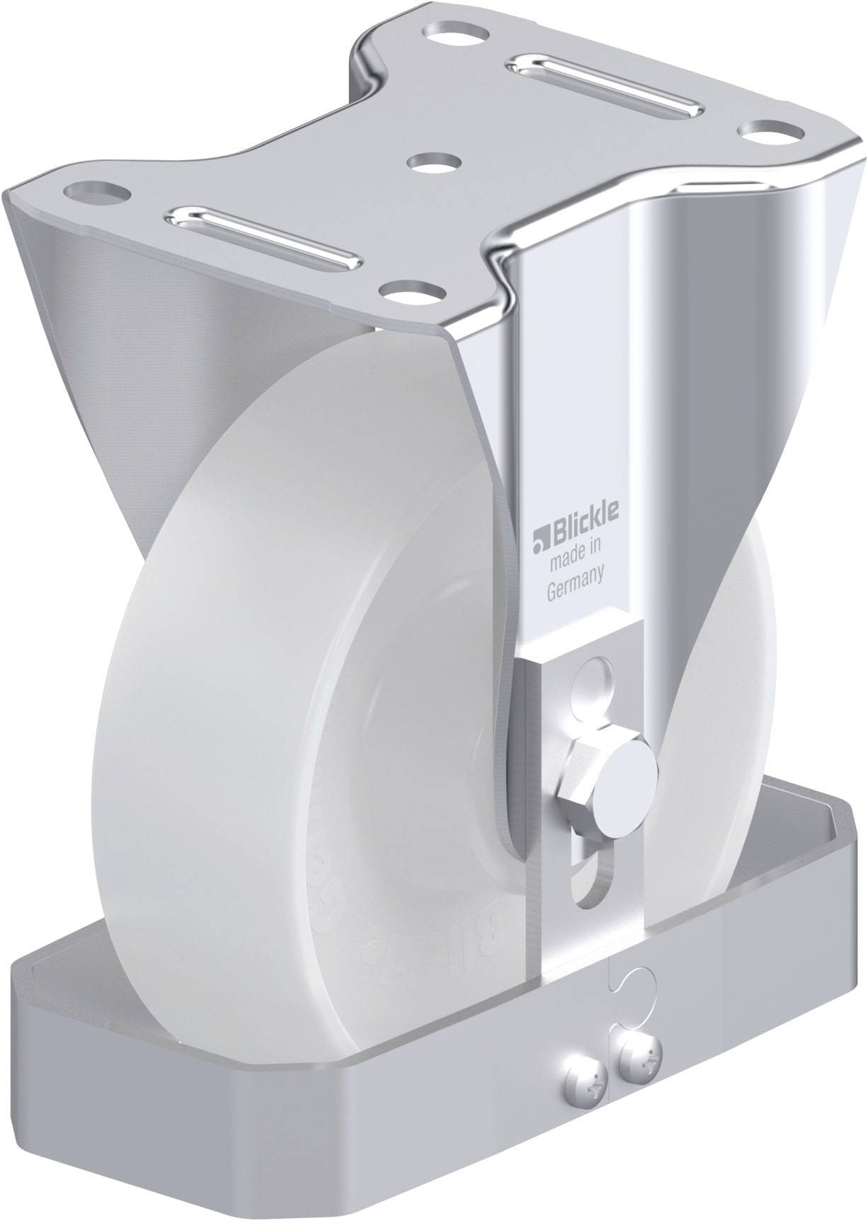 Blickle 939669 B-PO 150XR-FS Stahlblech-Bockrolle Rad-Durchmesser: 150mm Tragfähigkeit (max.): 400kg 1St.