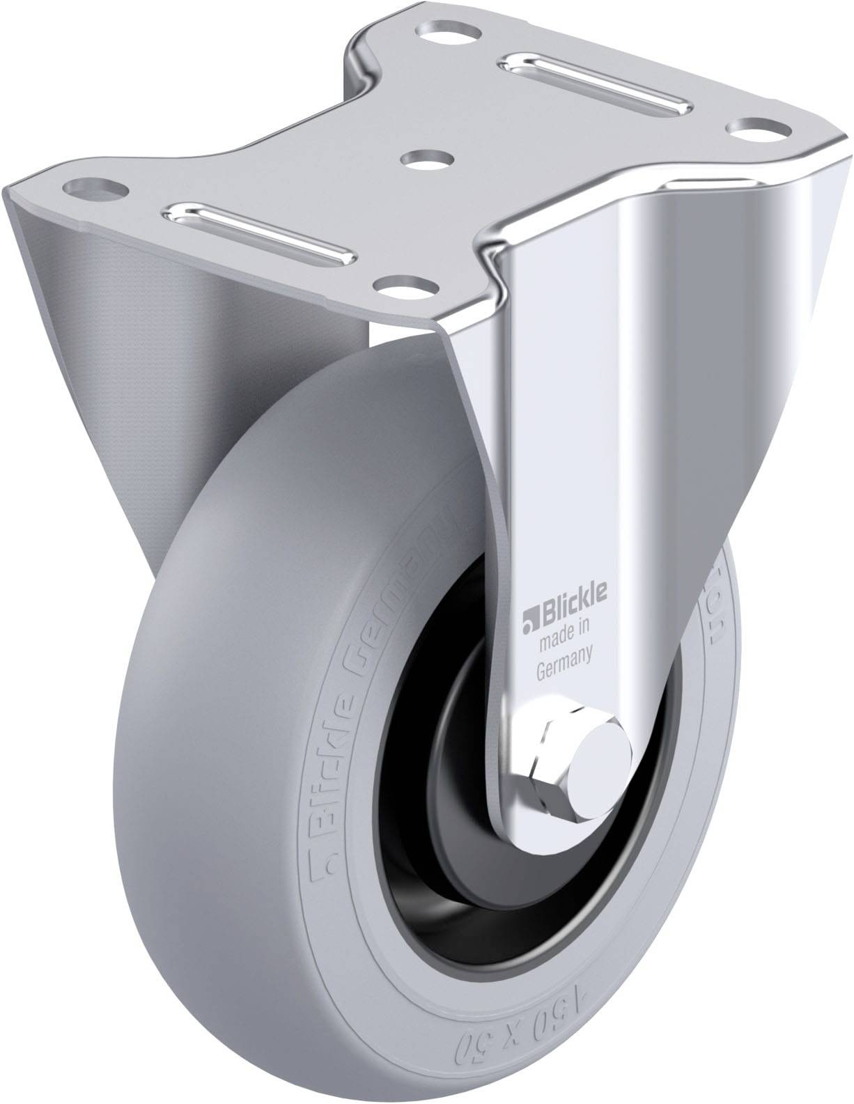 Blickle 936132 B-POES 150KA-SG Stahlblech-Bockrolle Rad-Durchmesser: 150mm Tragfähigkeit (max.): 280kg 1St.