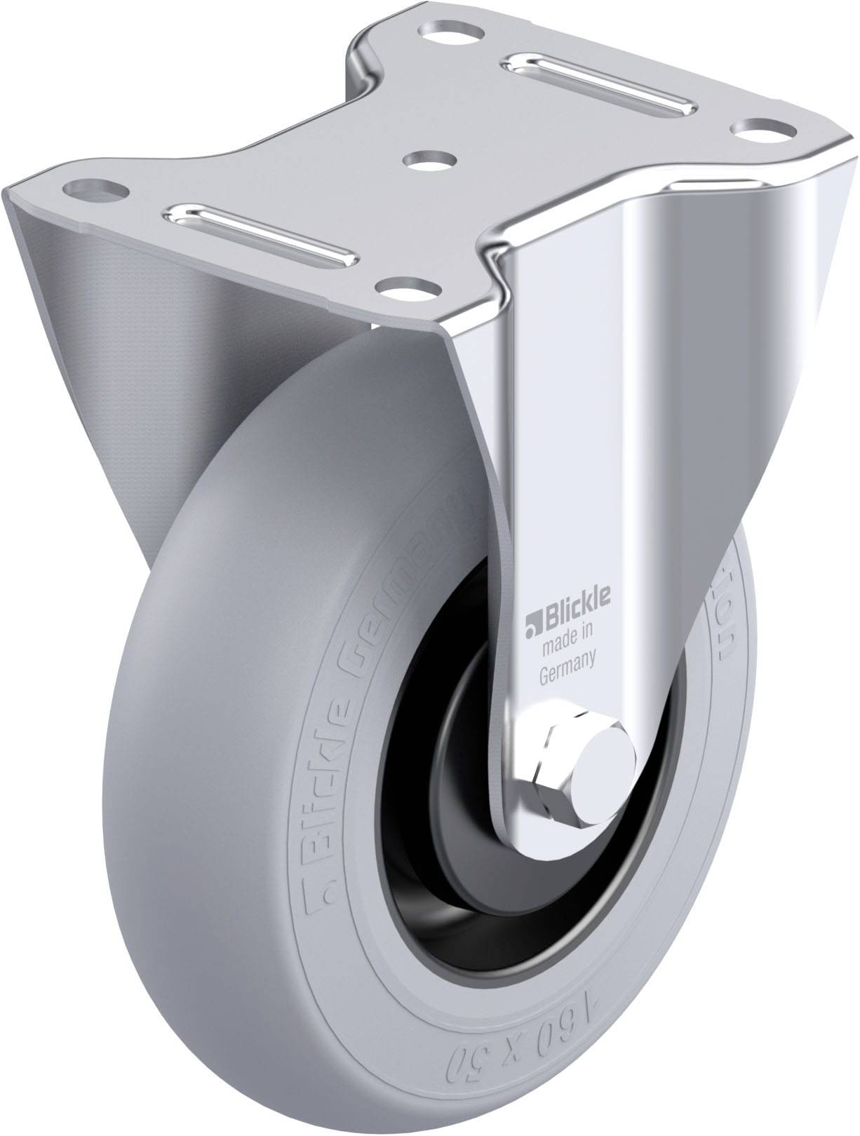 Blickle 936133 B-POES 160KA-SG Stahlblech-Bockrolle Rad-Durchmesser: 160mm Tragfähigkeit (max.): 300kg 1St.