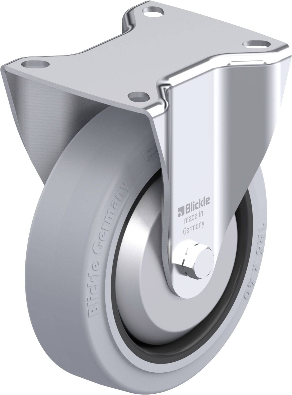 Blickle 945677 B-POEV 125XKA-SG-FA Stahlblech-Bockrolle Rad-Durchmesser: 125mm Tragfähigkeit (max.): 250kg 1St.