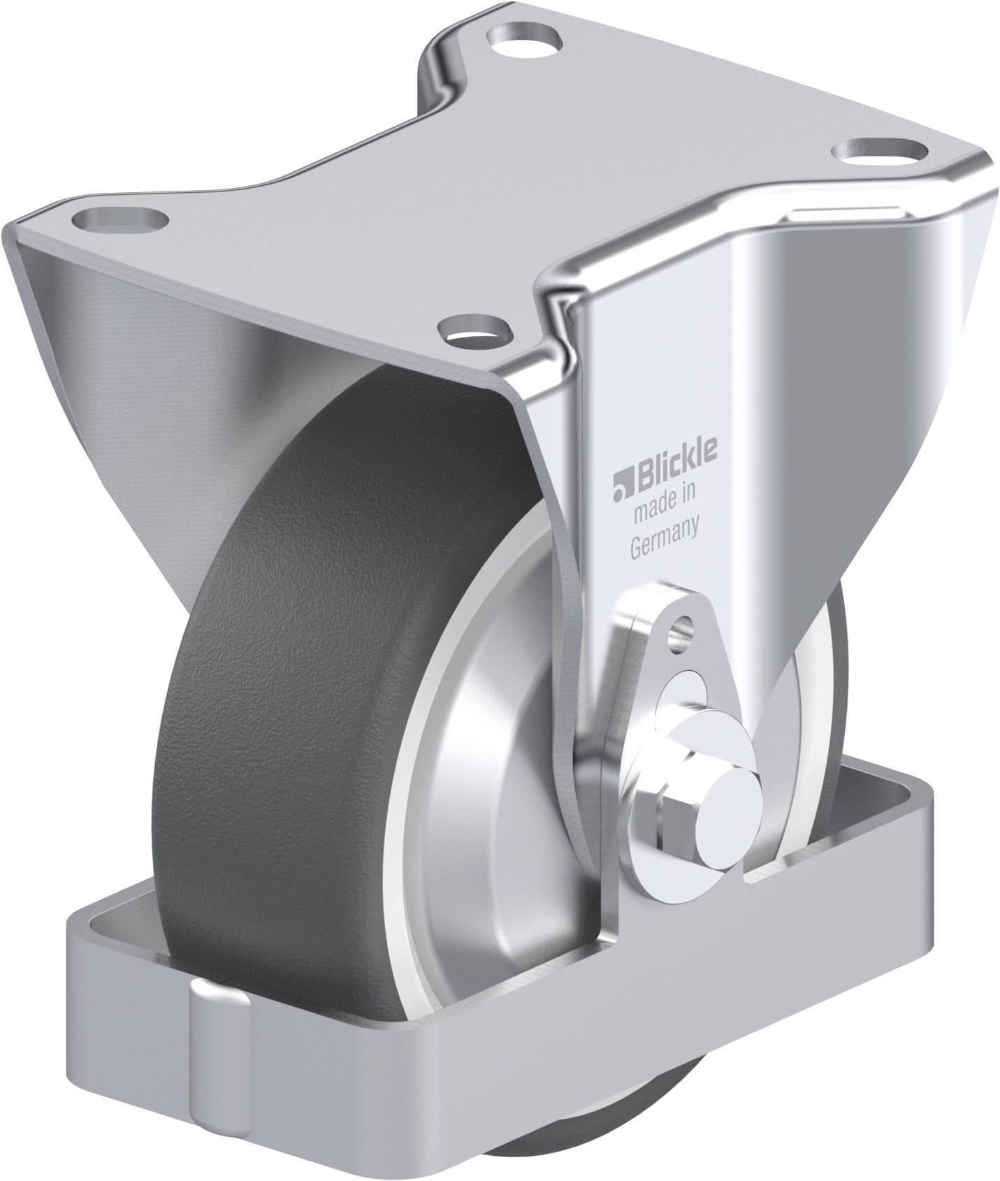 Blickle 938884 B-POTH 100R-FA-FS Stahlblech-Bockrolle Rad-Durchmesser: 100mm Tragfähigkeit (max.): 250kg 1St.