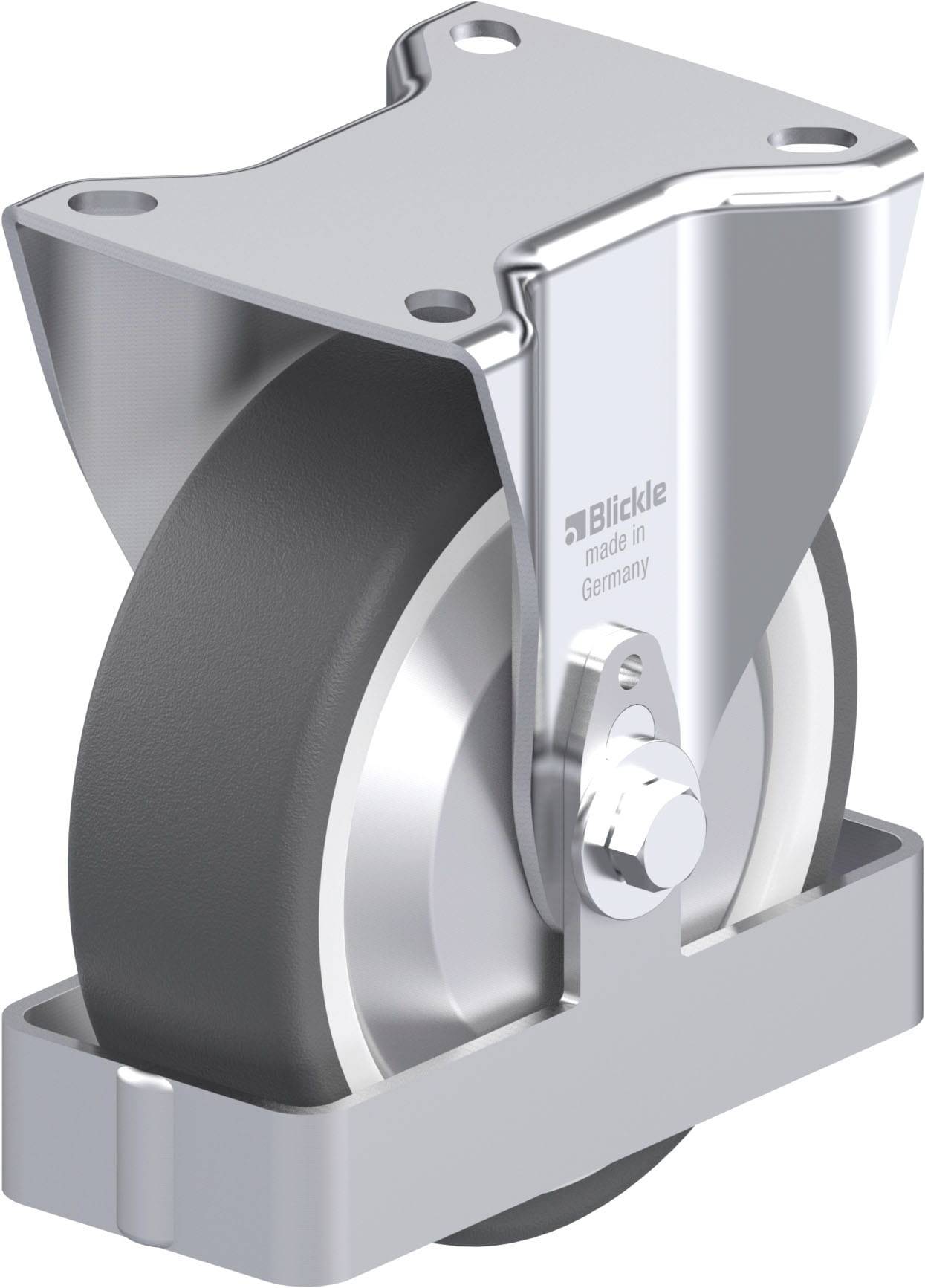 Blickle 938886 B-POTH 125G-FA-FS Stahlblech-Bockrolle Rad-Durchmesser: 125mm Tragfähigkeit (max.): 250kg 1St.