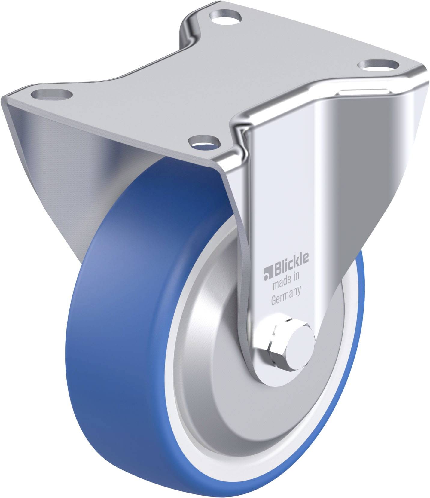 Blickle 947892 B-POTHS 100XR-FA Stahlblech-Bockrolle Rad-Durchmesser: 100mm Tragfähigkeit (max.): 200kg 1St.