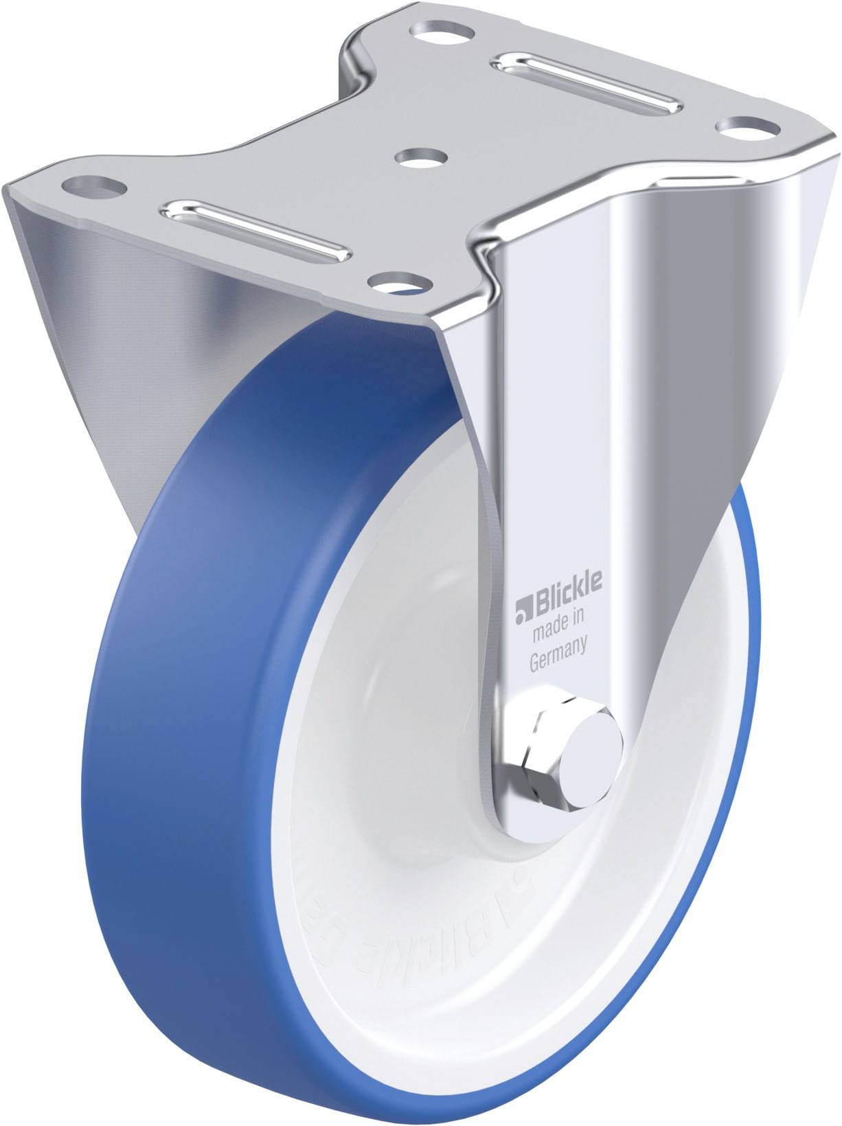 Blickle 936195 B-POTHS 160R Stahlblech-Bockrolle Rad-Durchmesser: 160mm Tragfähigkeit (max.): 400kg 1St.