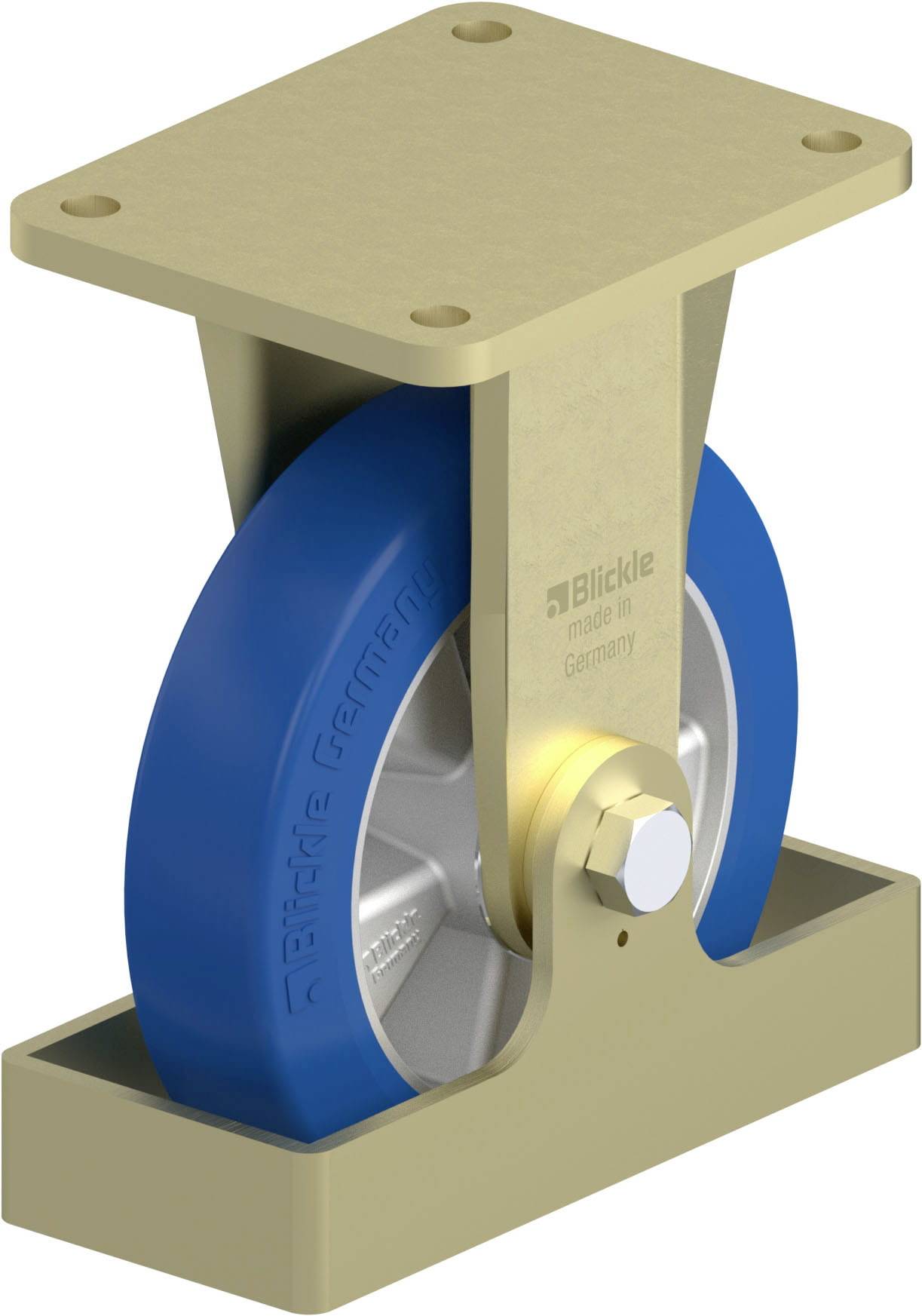 Blickle 885693 BS-ALBS 200K-FS Schwerlast-Bockrolle Rad-Durchmesser: 200mm Tragfähigkeit (max.): 750kg 1St.