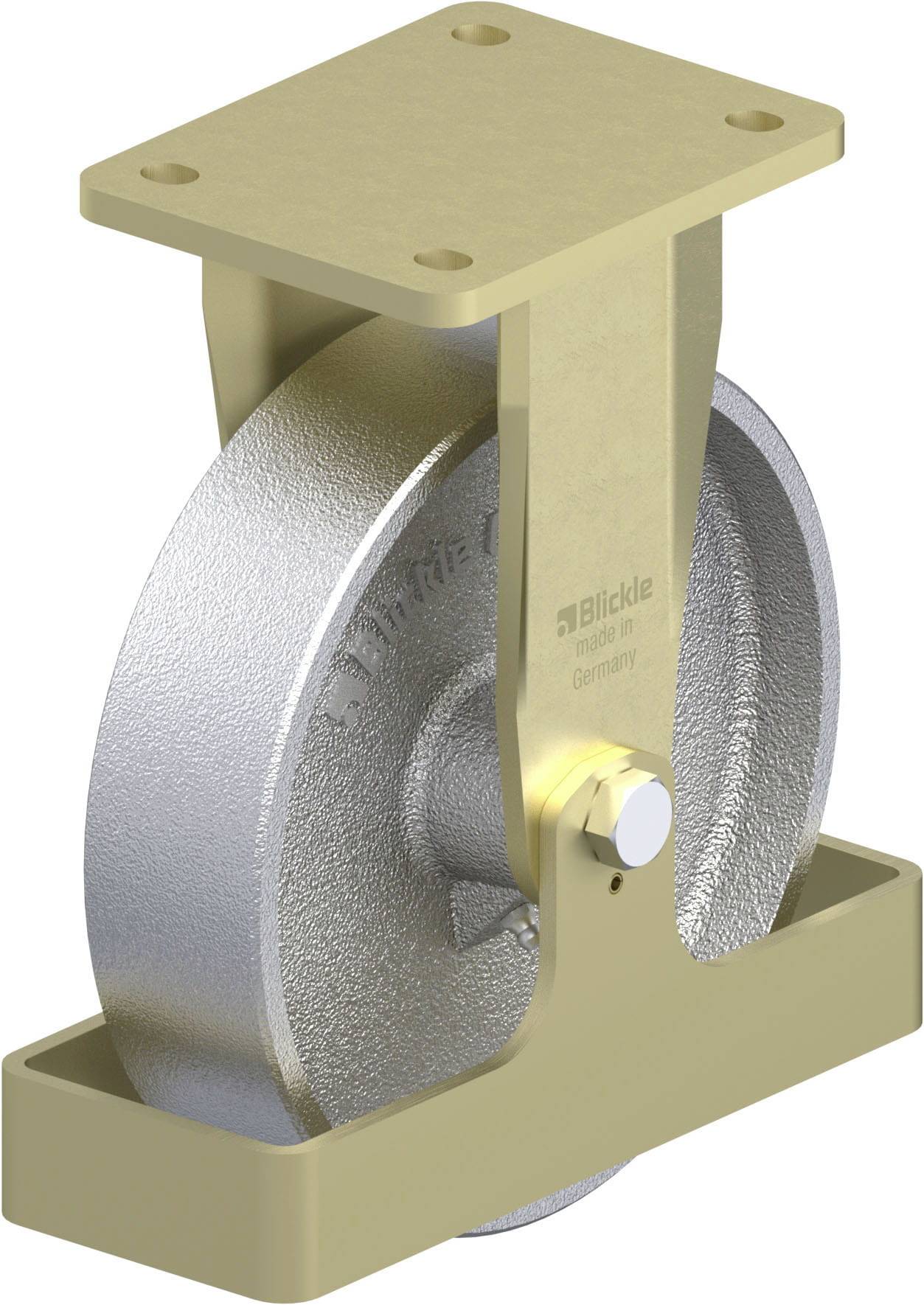 Blickle 940308 BS-G 200G-FS Schwerlast-Bockrolle Rad-Durchmesser: 200mm Tragfähigkeit (max.): 1100kg 1St.