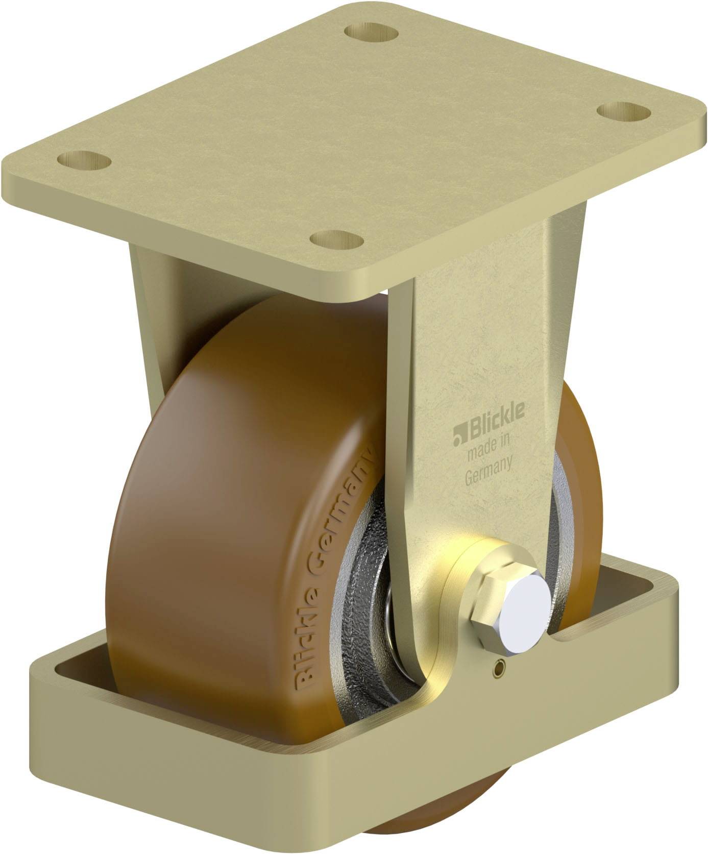 Blickle 939555 BS-GB 128K-FS Schwerlast-Bockrolle Rad-Durchmesser: 125mm Tragfähigkeit (max.): 850kg 1St.