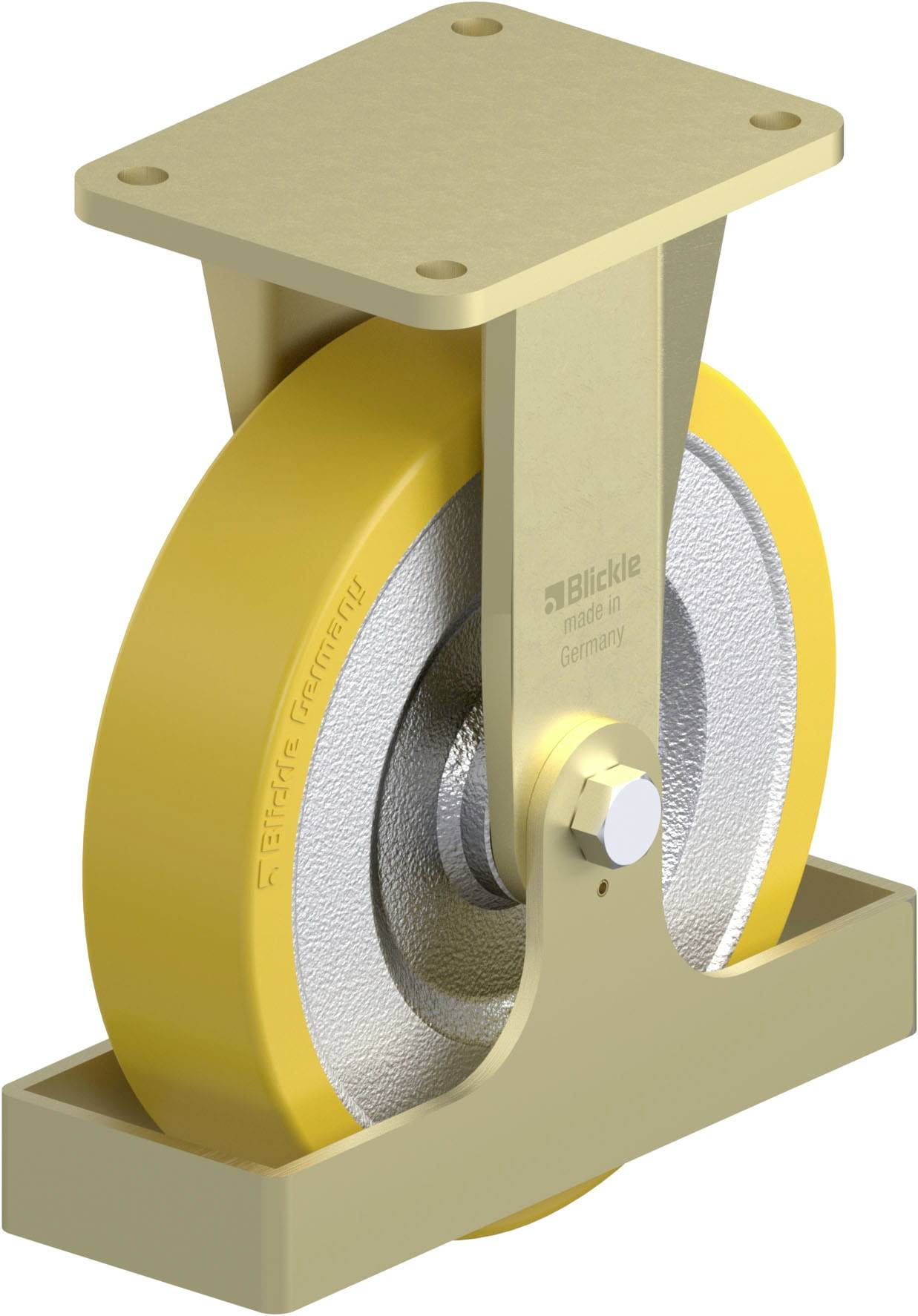 Blickle 887082 BS-SETH 250K-FS Schwerlast-Bockrolle Rad-Durchmesser: 250mm Tragfähigkeit (max.): 1350kg 1St.