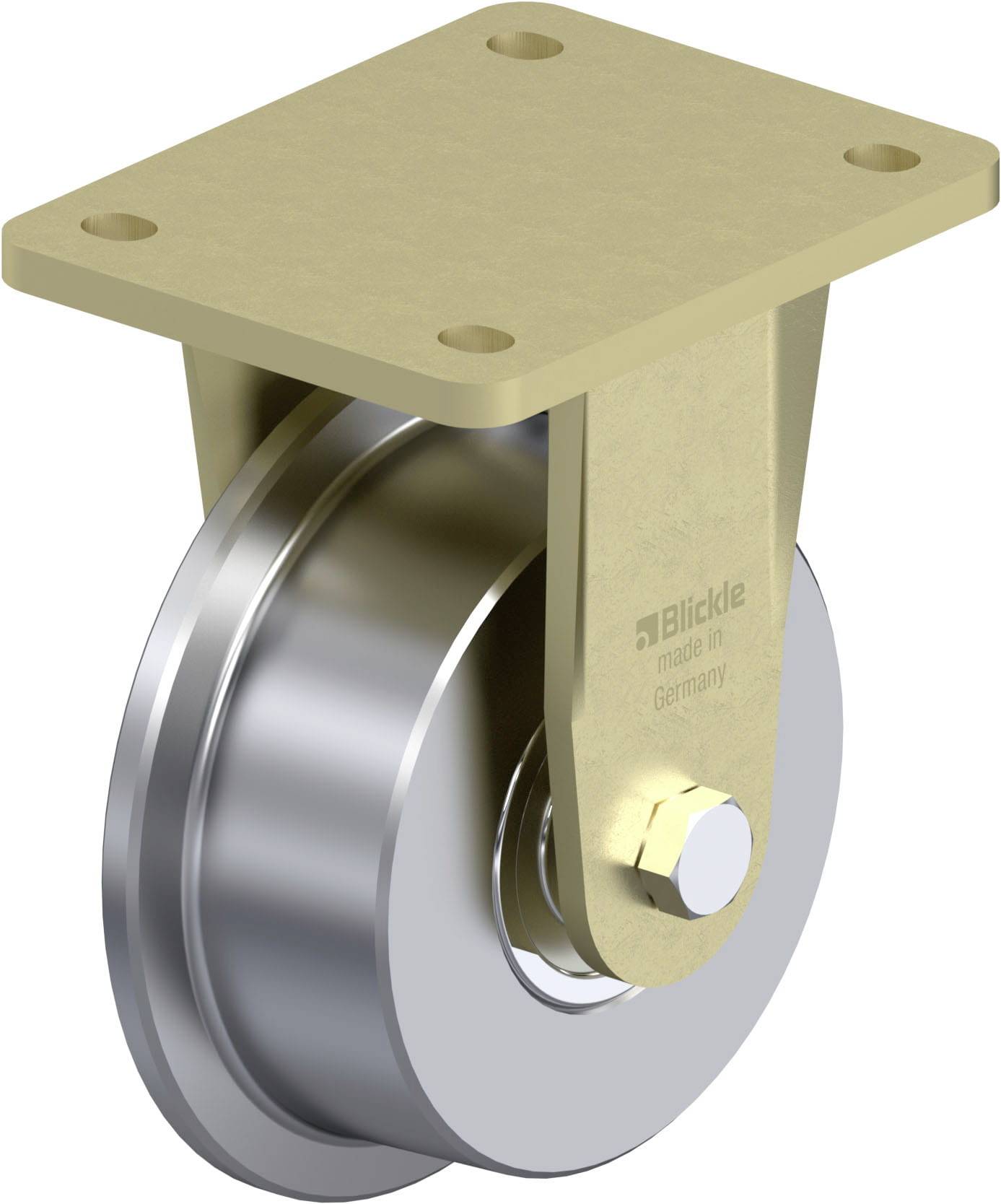 Blickle 632778 BS-SPKVS 125K Schwerlast-Bockrolle Rad-Durchmesser: 125mm Tragfähigkeit (max.): 1500kg 1St.