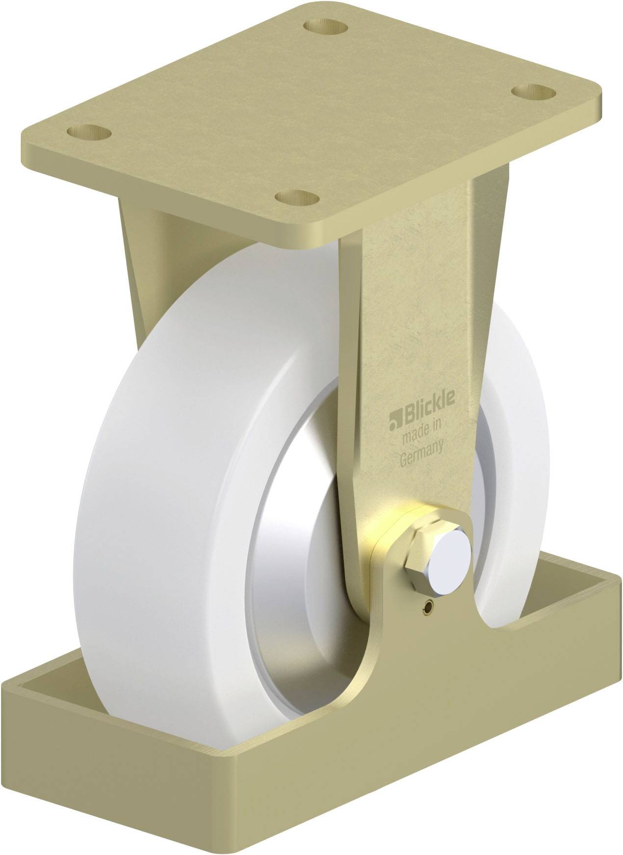 Blickle 940186 BS-SPO 160G-FA-FS Schwerlast-Bockrolle Rad-Durchmesser: 160mm Tragfähigkeit (max.): 850kg 1St.
