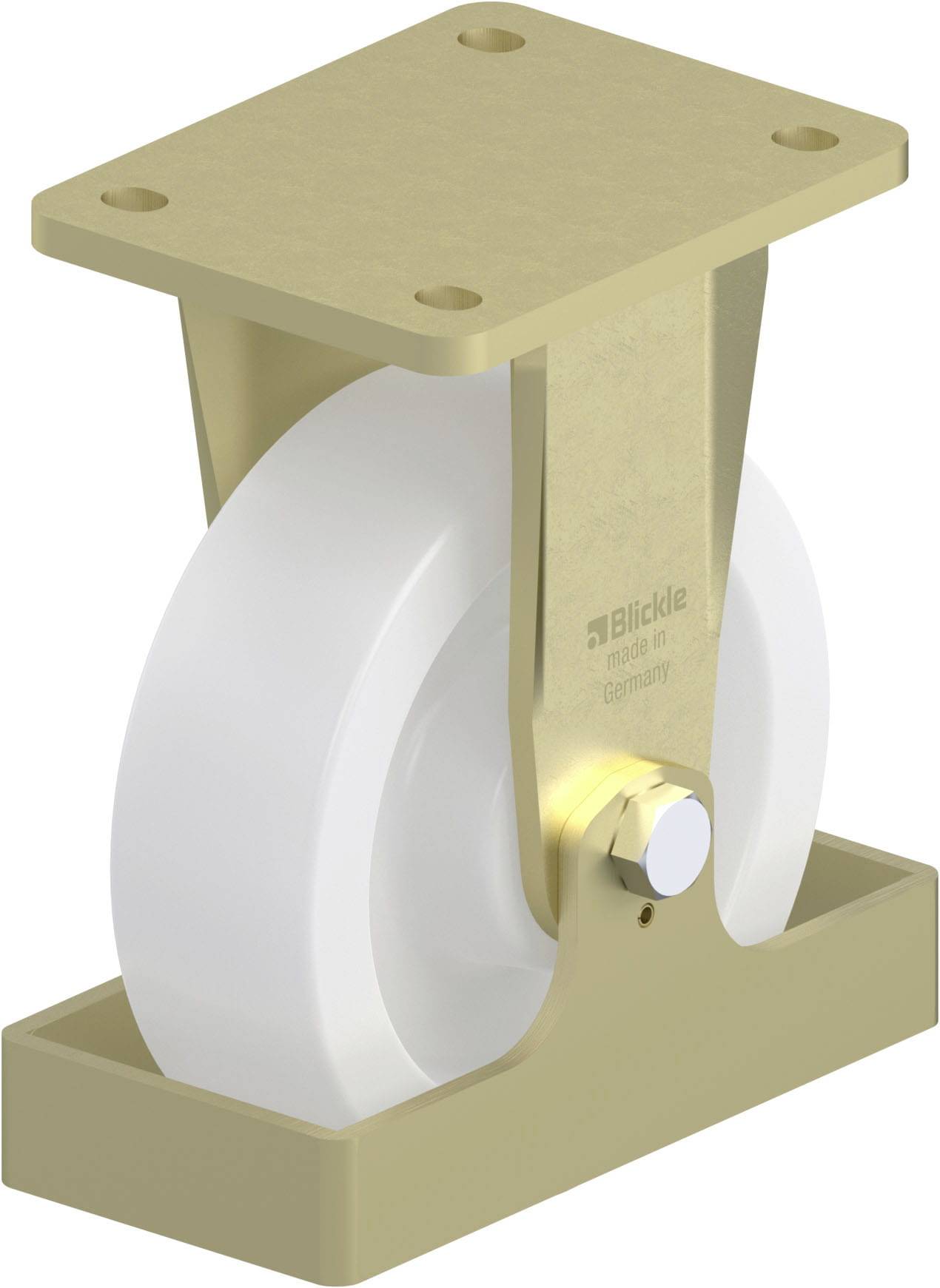 Blickle 940185 BS-SPO 160G-FS Schwerlast-Bockrolle Rad-Durchmesser: 160mm Tragfähigkeit (max.): 850kg 1St.