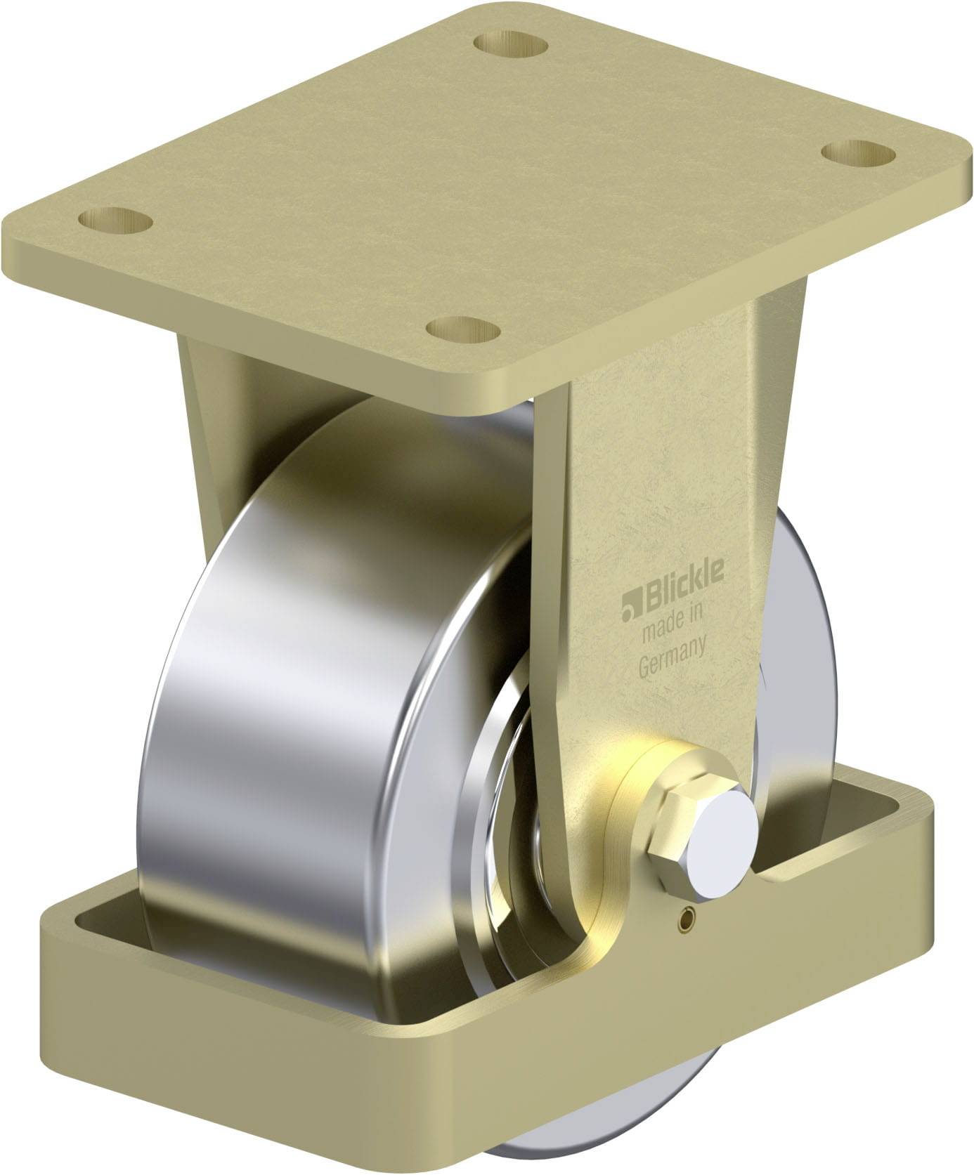 Blickle 908698 BS-SVS 127K-FS Schwerlast-Bockrolle Rad-Durchmesser: 125mm Tragfähigkeit (max.): 1750kg 1St.