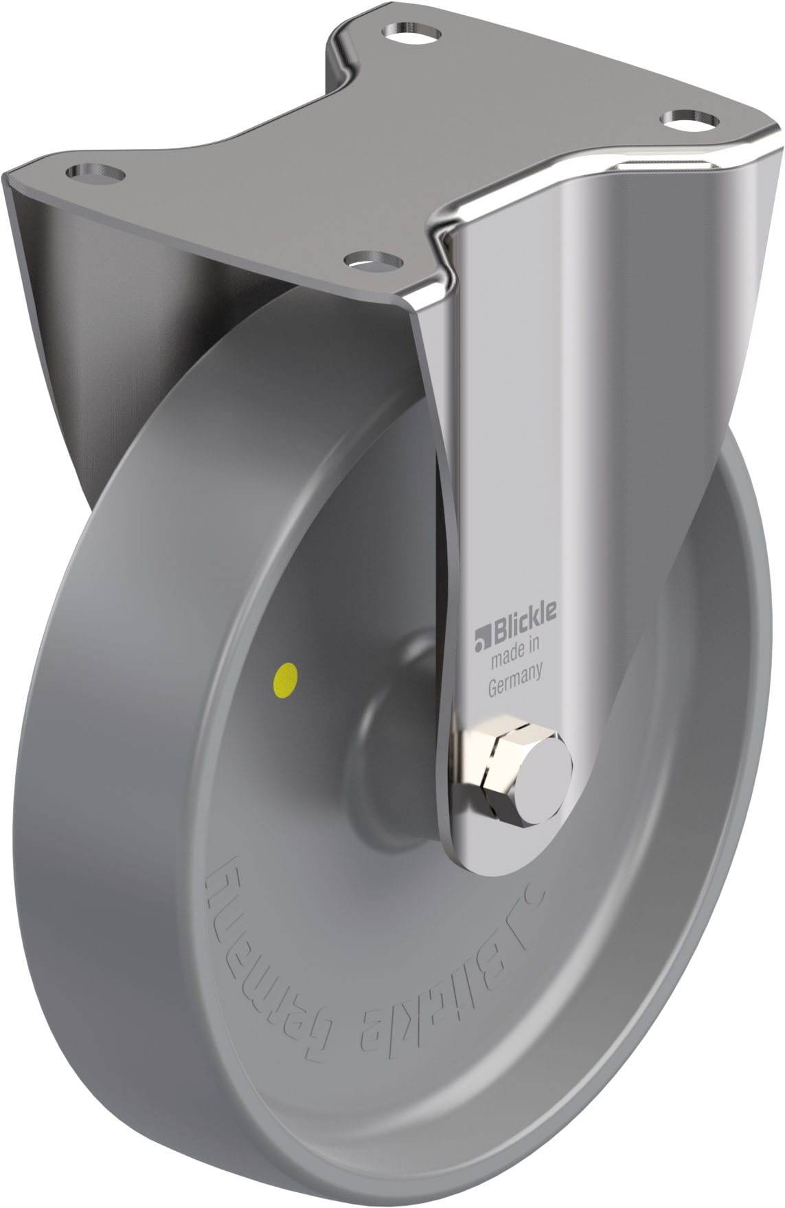 Blickle 680686 BX-PO 200G-ELS Edelstahl-Bockrolle Rad-Durchmesser: 200mm Tragfähigkeit (max.): 400kg 1St.