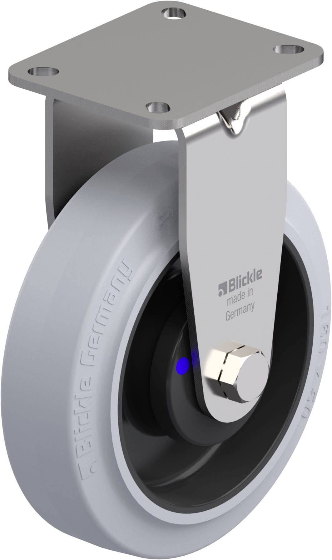 Blickle 941840 BX-POEV 160XKA-1-SG-GKN Edelstahl-Bockrolle Rad-Durchmesser: 160mm Tragfähigkeit (max.): 300kg 1St.